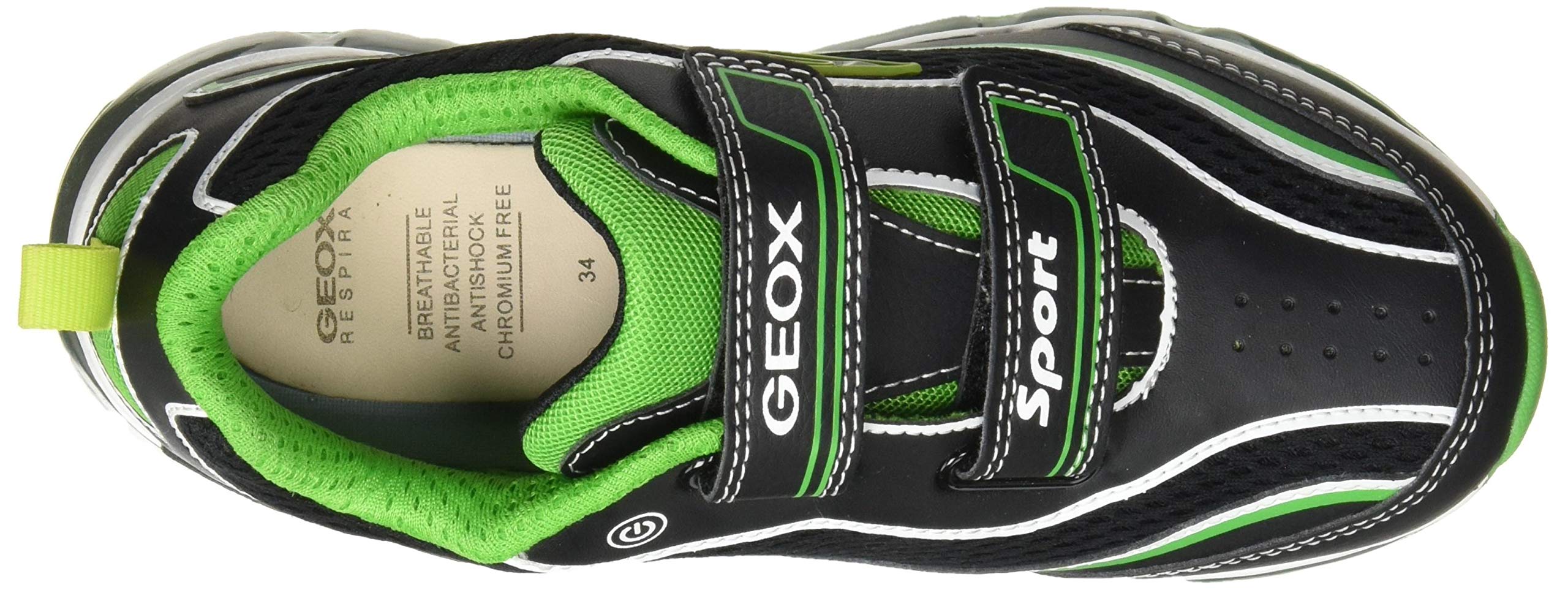 Geox Boys Android Breathable Sneakers - Lightweight Comfortable Kids Shoes for School & Outdoor Play