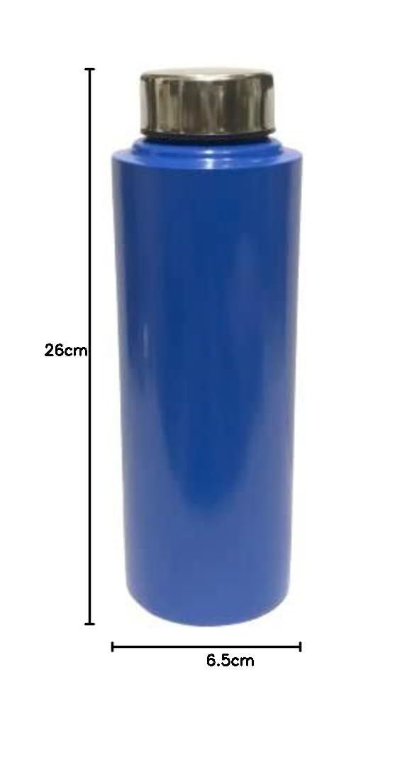 Dynore 1000ml Stainless Steel Navy Blue Water Bottle - Insulated Thermos for School, Office, Gym & Outdoor Activities | BPA-Free Leakproof Design