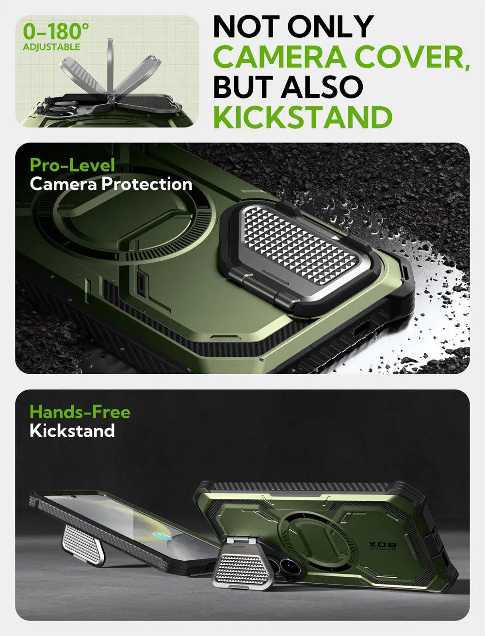 Galaxy S25 Plus Case - BLASON Armorbox Full Body Protective Cover with Military-Grade Drop Protection | Perfect for Outdoor Activities, Travel & Daily Use