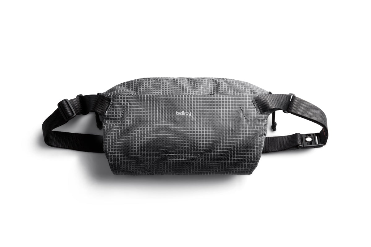 Bellroy Lite Sling - Lightweight Crossbody Bag for Men & Women | Water-Resistant Travel Sling Pack | Perfect for Hiking, Commuting & Everyday Carry (Black)