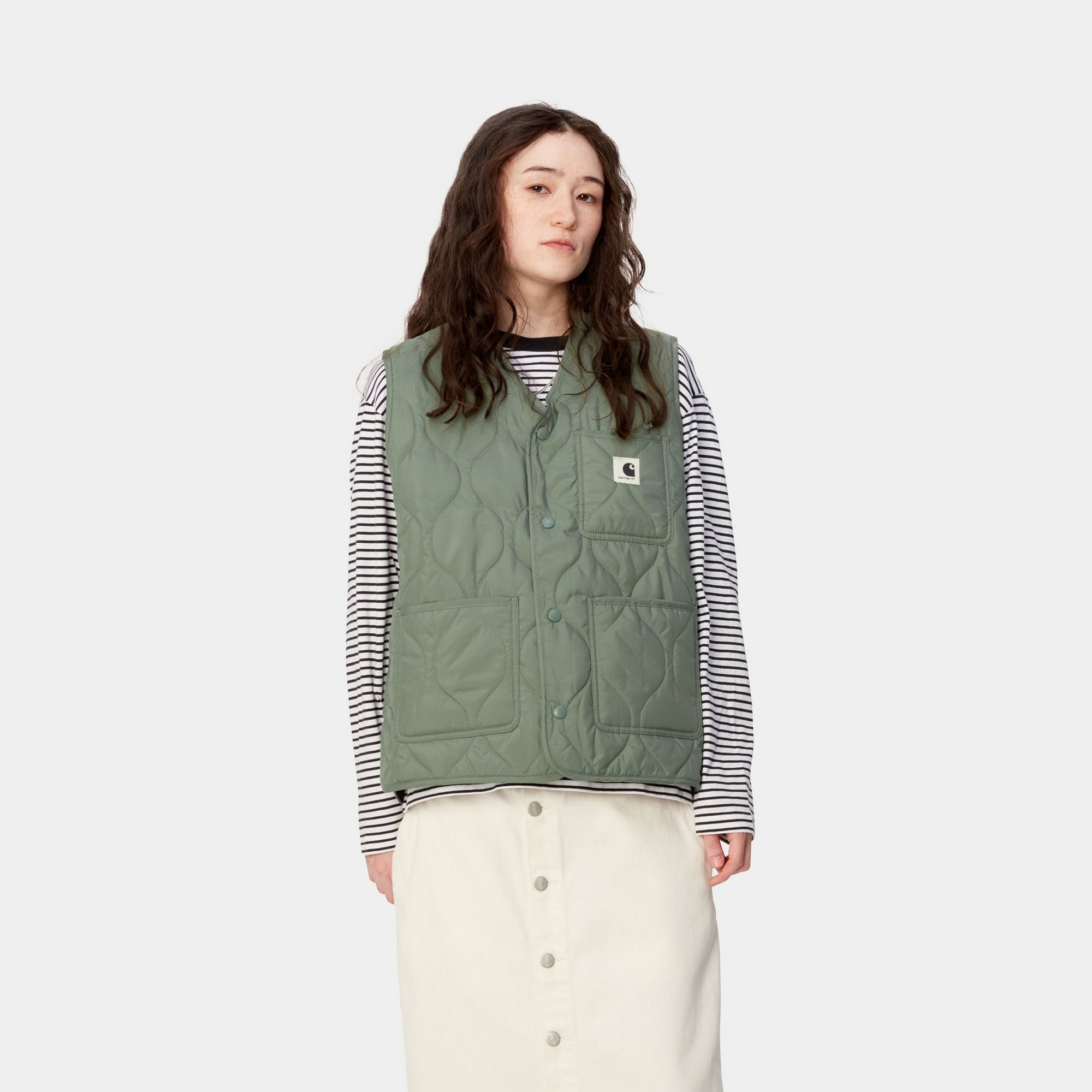 Women's Skyler Vest | Lightweight Quilted Puffer Vest for Women | Winter Warm Fashion Outerwear | Perfect for Casual Wear, Outdoor Activities & Layering
