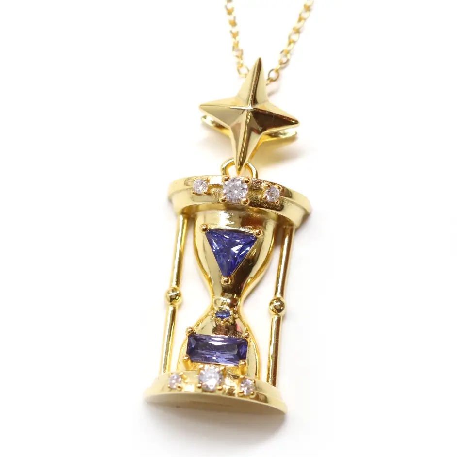 Vintage Sand Timer Pendant Necklace - 30 Minute Glass Hourglass Charm for Meditation, Yoga & Home Decor - Unique Steampunk Jewelry Gift for Women & Men
