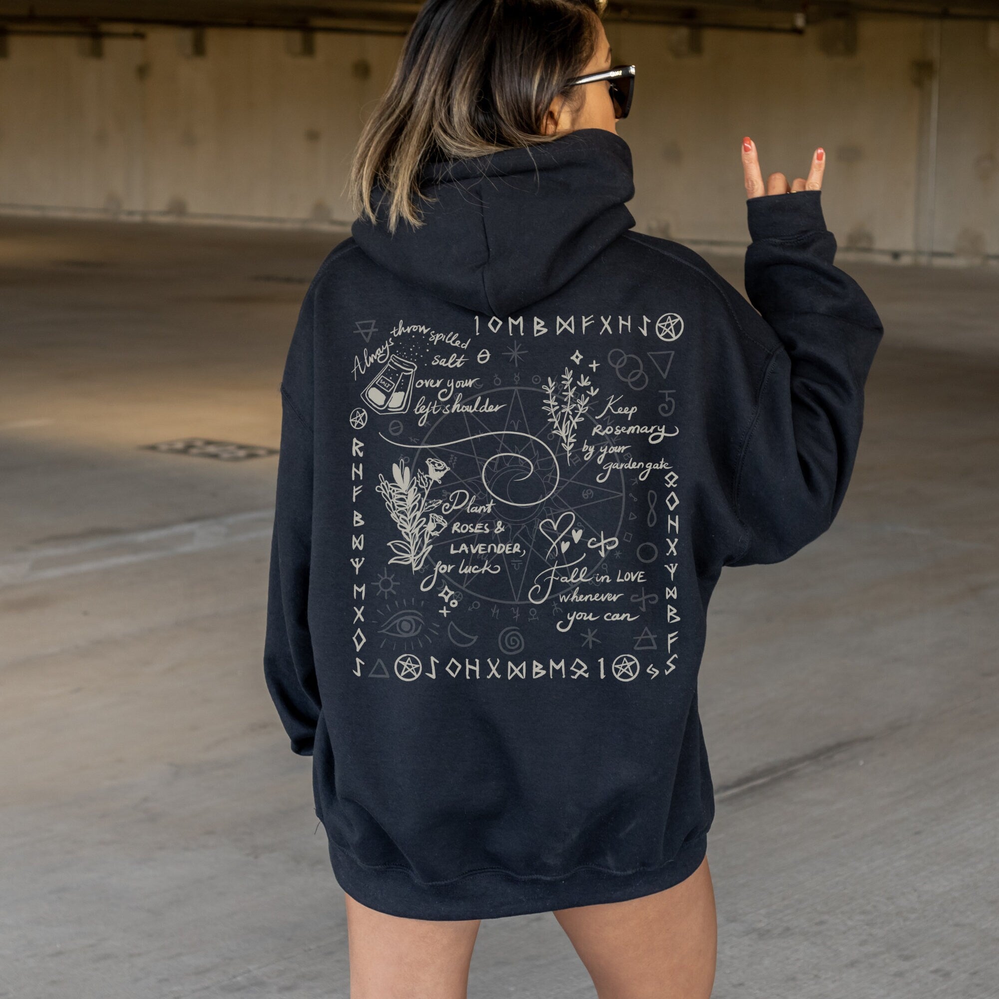 Practical Magic Sweatshirt | Witchy Apparel | Movie Inspired Hoodie | Cute Fall Fashion | Basic Witch Clothing | Cozy Witchy Woman Outfit - Perfect for Halloween, Autumn Layering & Witchy Vibes