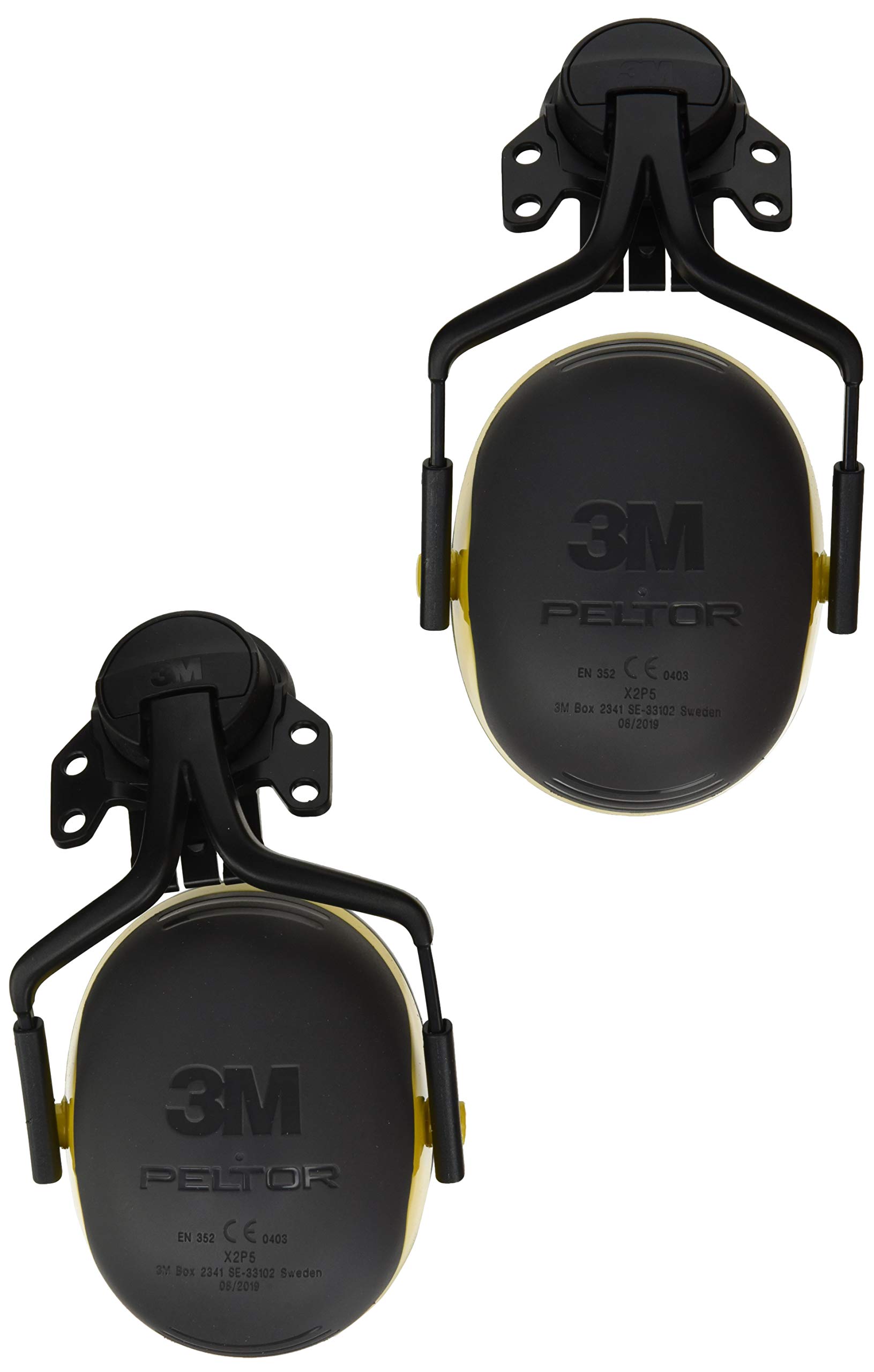 Peltor X2P5E Noise Cancelling Ear Muffs - High SNR30 Hearing Protection, Unisex Adult Safety Earmuffs, Yellow, One Size - Perfect for Shooting Ranges, Construction Sites & Industrial Work