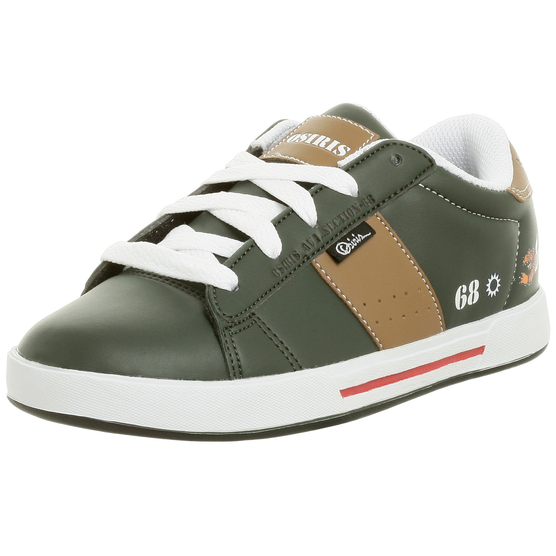 Osiris Little Kid & Big Kid Serve Bomber Sneakers - Lightweight Skate Shoes for Boys & Girls - Perfect for Skateboarding, School & Casual Wear