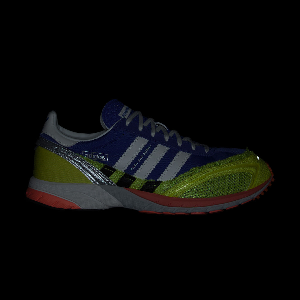 Bad Bunny Adizero SL 72 Sneakers - Blue Shock Yellow Colorway | Limited Edition Running Shoes for Men & Women | Perfect for Streetwear, Gym & Casual Outfits