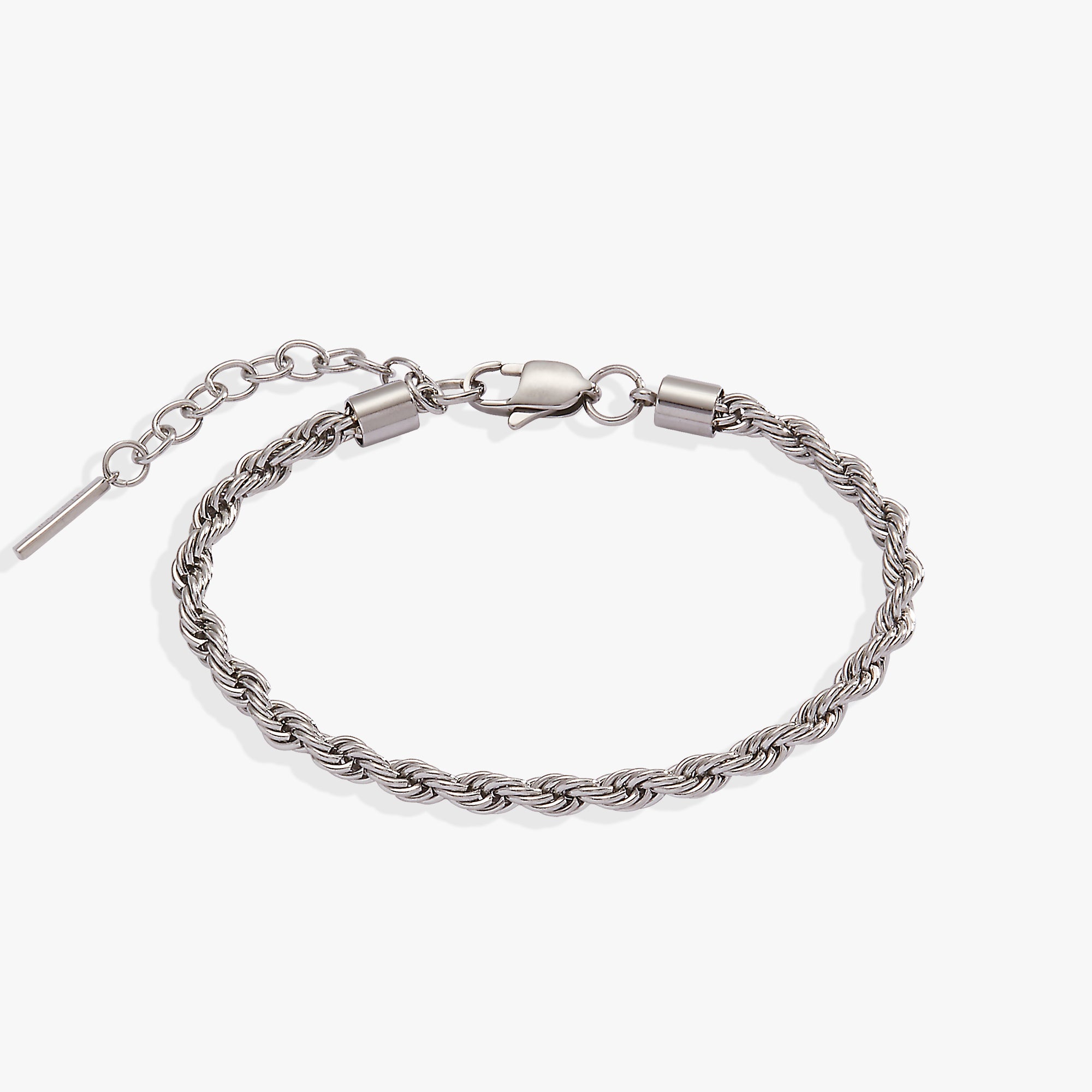French Rope Stainless Steel Adjustable Bracelet for Women - Elegant Jewelry Gift for Birthday, Anniversary & Everyday Wear