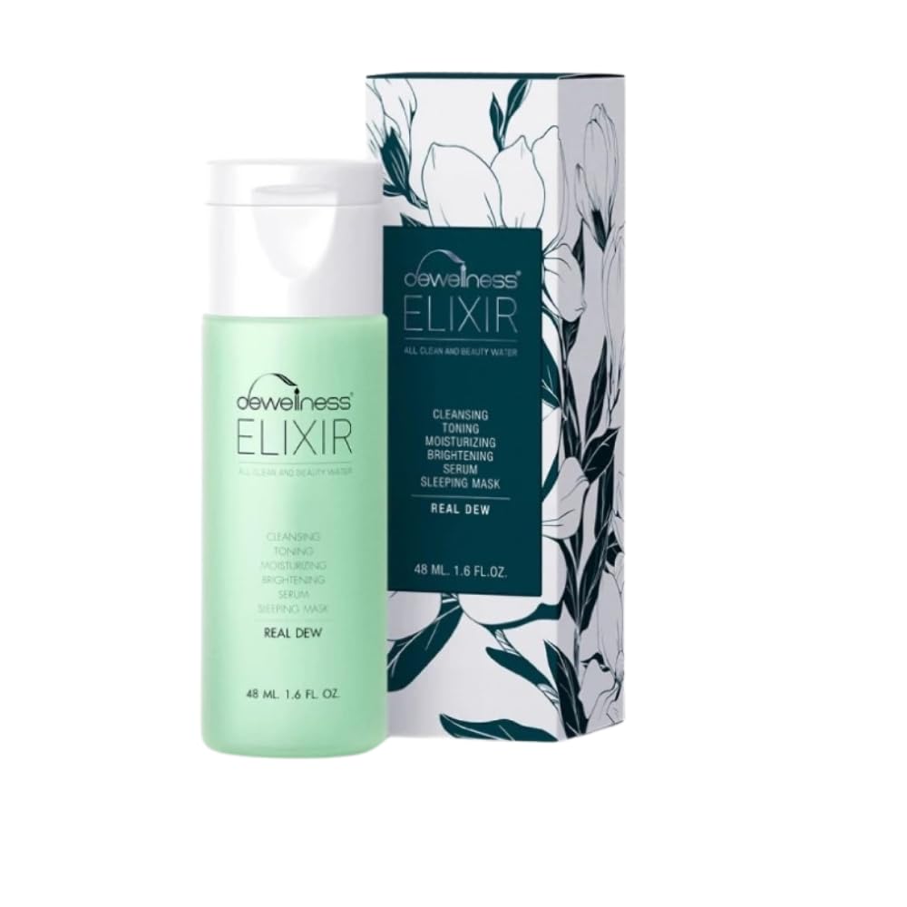 Dewellnesss Elixir All Clean & Beauty Water (48ml) - Hydrating Facial Mist for Glowing Skin | Perfect for Travel, Gym & Daily Skincare Routine