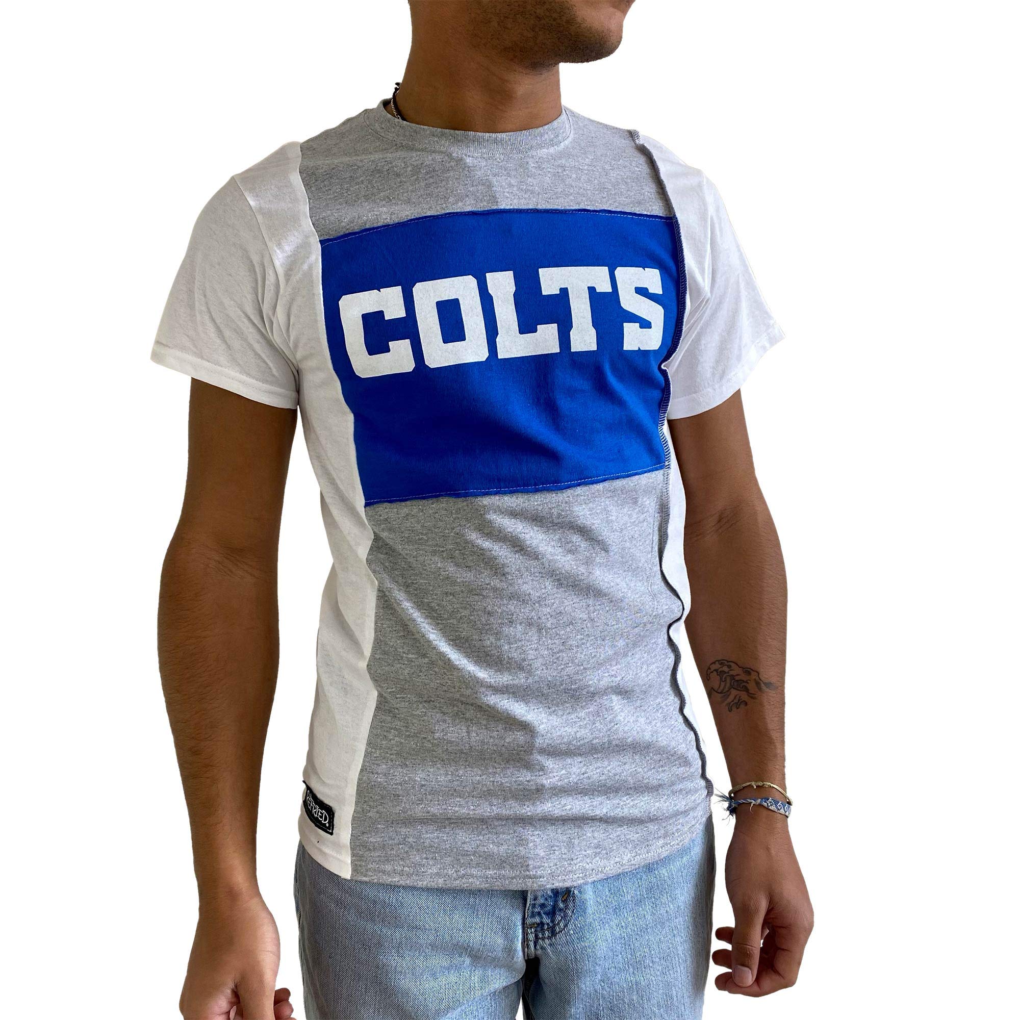 **Eco-Friendly NFL Split T-Shirt for Men – Sustainable Refried Apparel – Perfect for Game Day & Casual Wear**