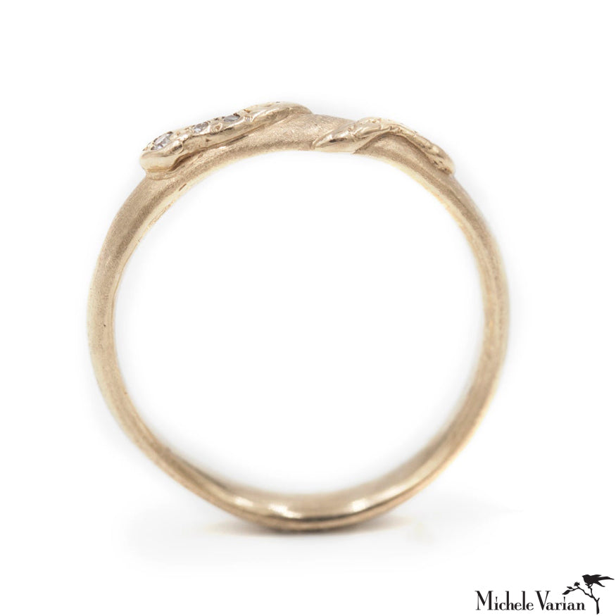 Diamond Slither Ring for Women - Elegant Snake Design Fashion Jewelry - Perfect for Parties, Weddings & Everyday Wear