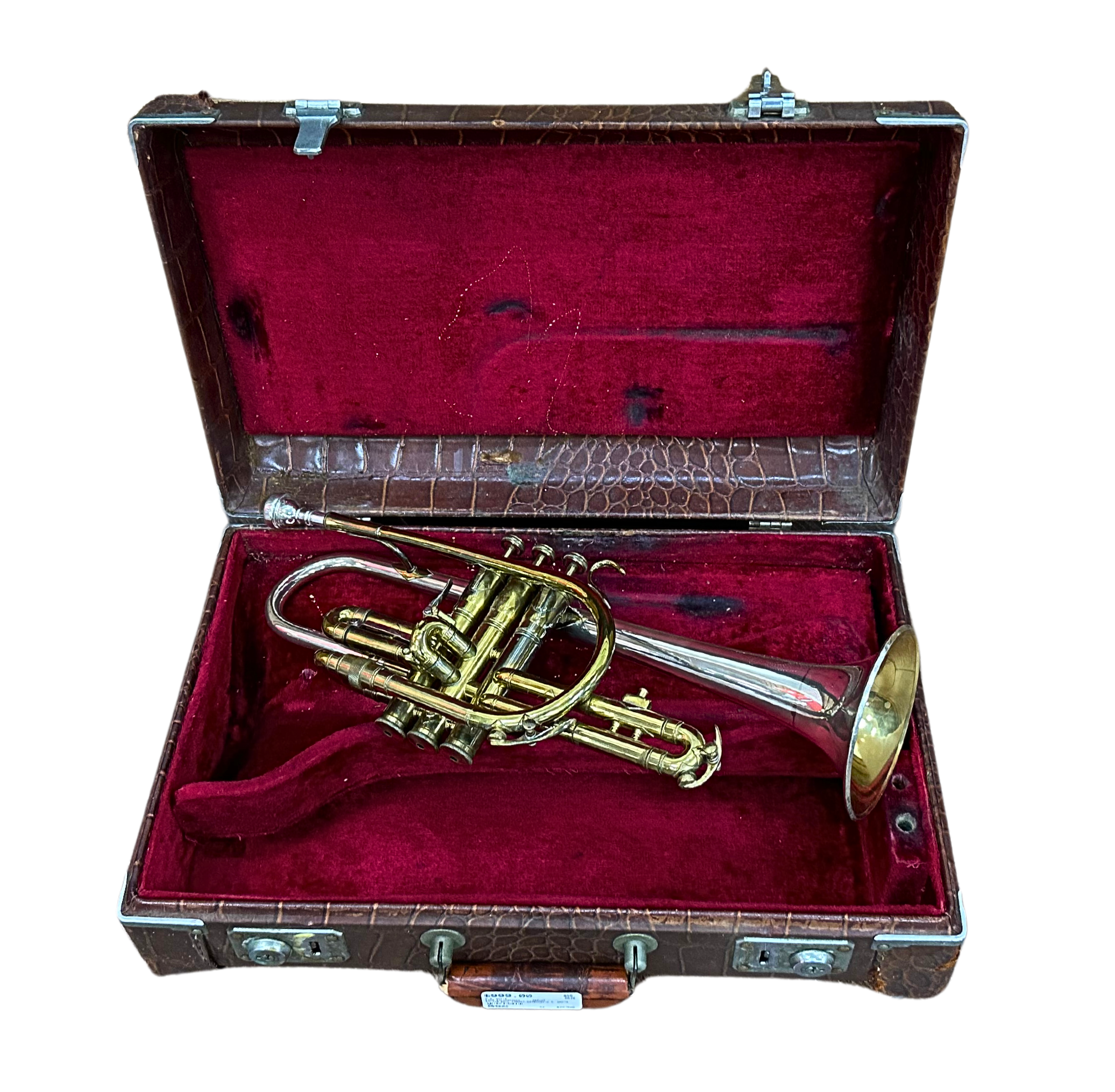 Vintage H.N. White Silver Bell Cornet - Professional Brass Instrument for Jazz, Classical & Marching Band Performances | Perfect for Musicians & Collectors