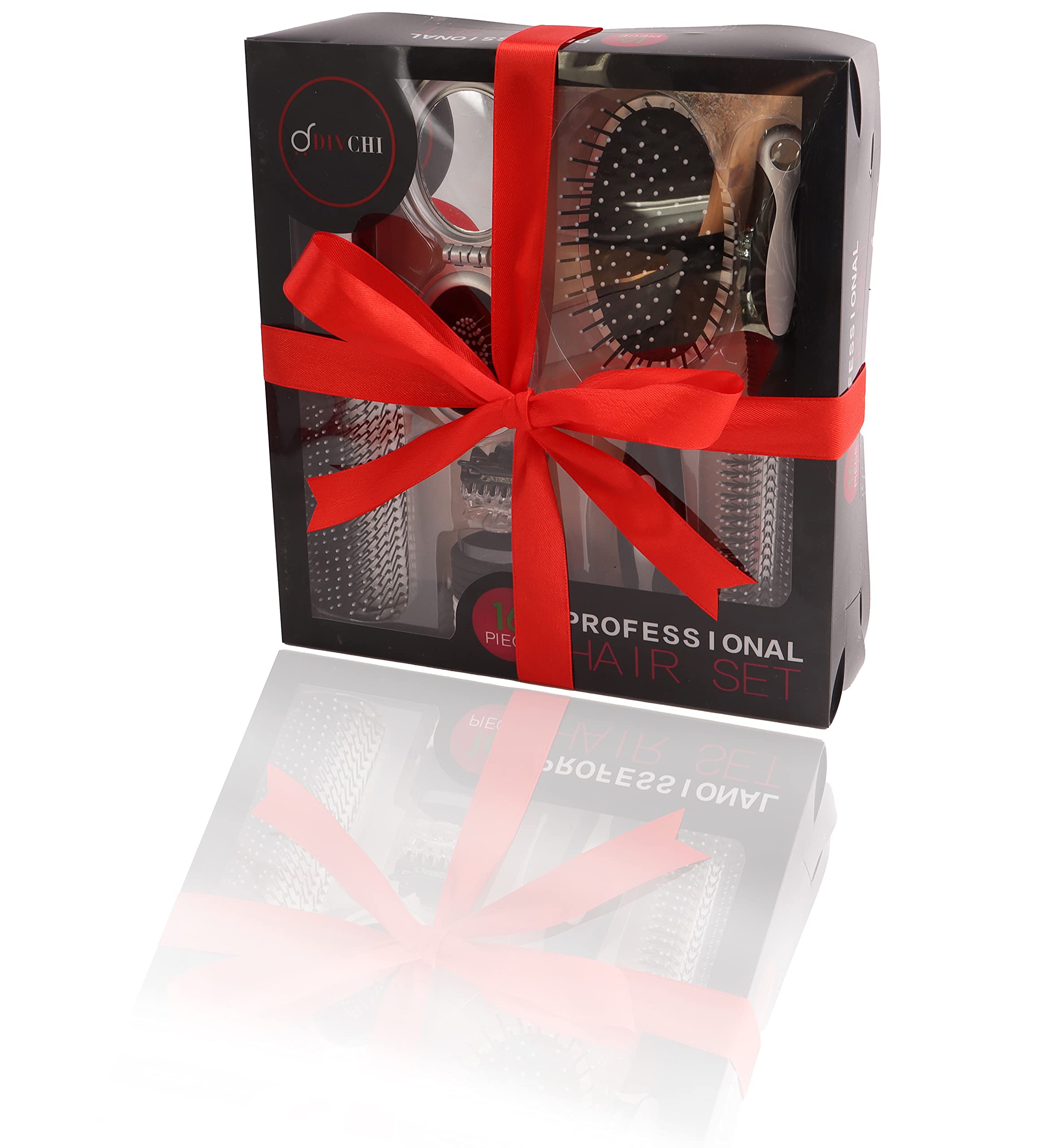 DIVCHI 16-Piece Hair Care Kit - Curling & Styling Brushes for Women & Girls | Salon & Travel Use