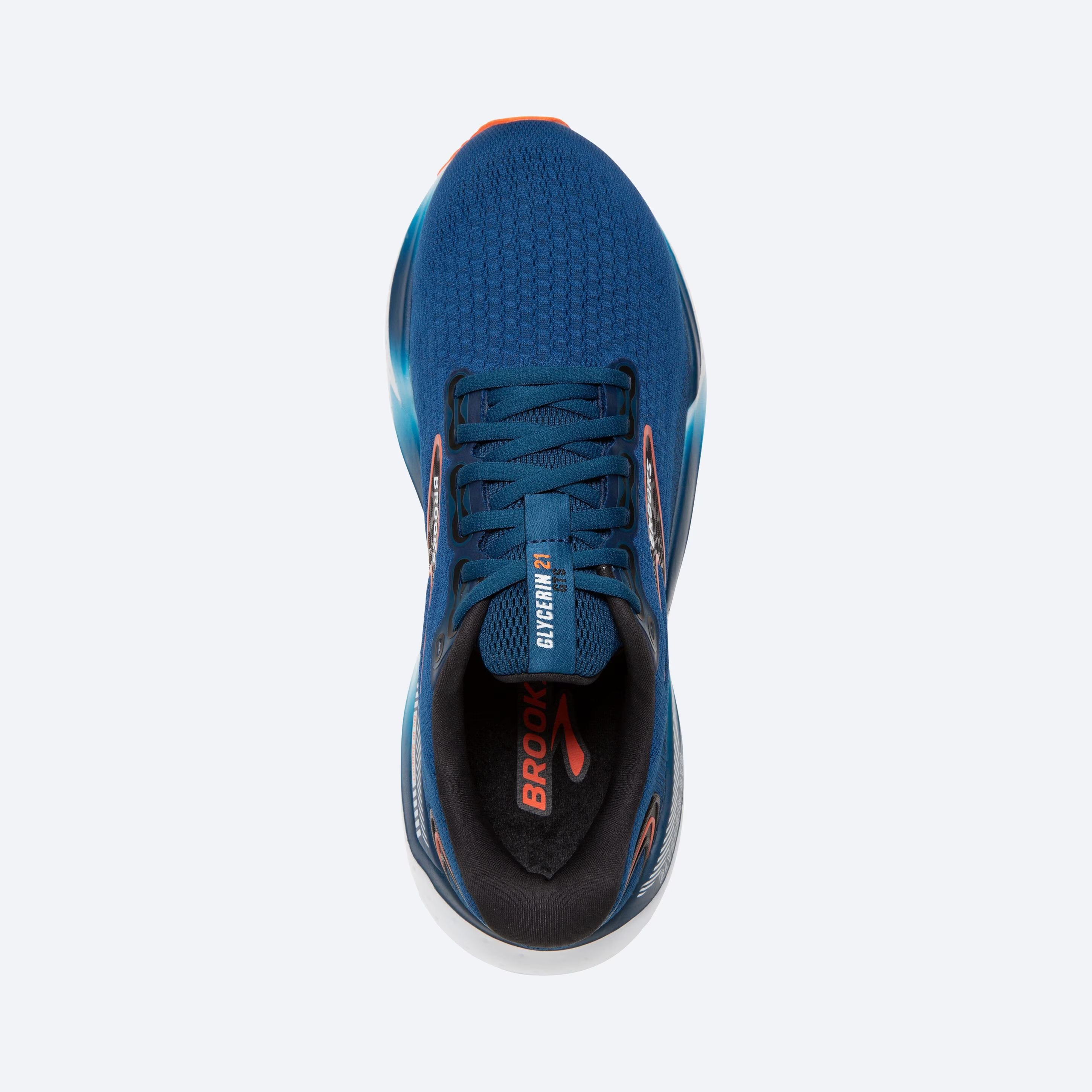 Brooks Glycerin GTS 21 Men's Running Shoes - Premium Cushioned Support for Marathon Training & Road Running