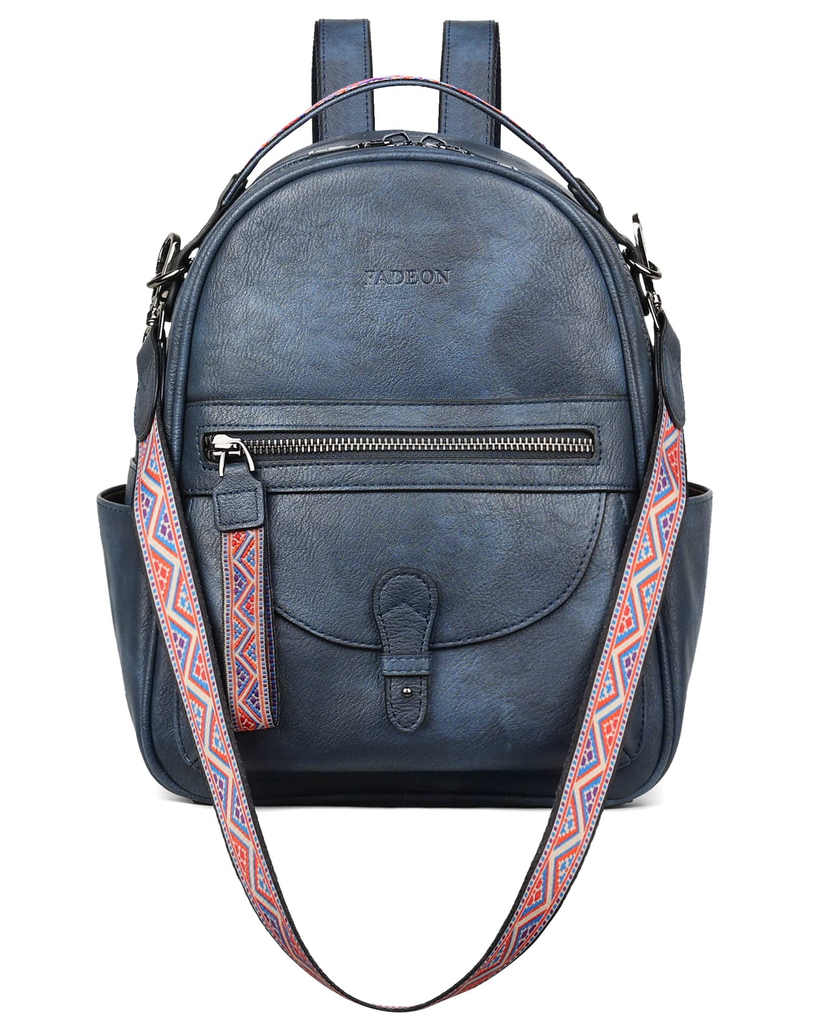 FADEON Mini Backpack Purse for Women - Stylish Leather Small Backpack with Spacious Design, Fashionable Shoulder Bag for Daily Use, Travel & Work Accessories