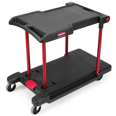 Convertible Utility Cart & Platform Truck - Heavy Duty Folding Hand Truck with Wheels for Moving, Gardening, Warehouse & Home Use