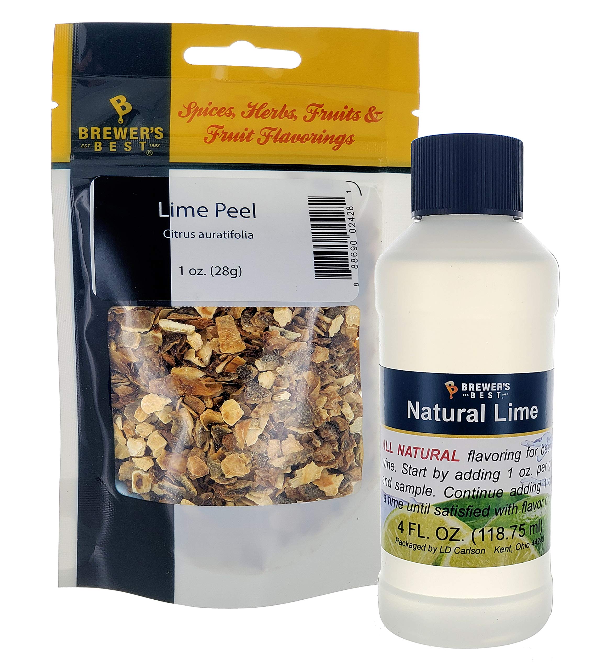 Brewer's Best Lime Flavor Extract Bundle - Premium Home Brewing Ingredient for Beer, Cider & Cocktails | Perfect for Craft Brewing, Flavoring & Mixology