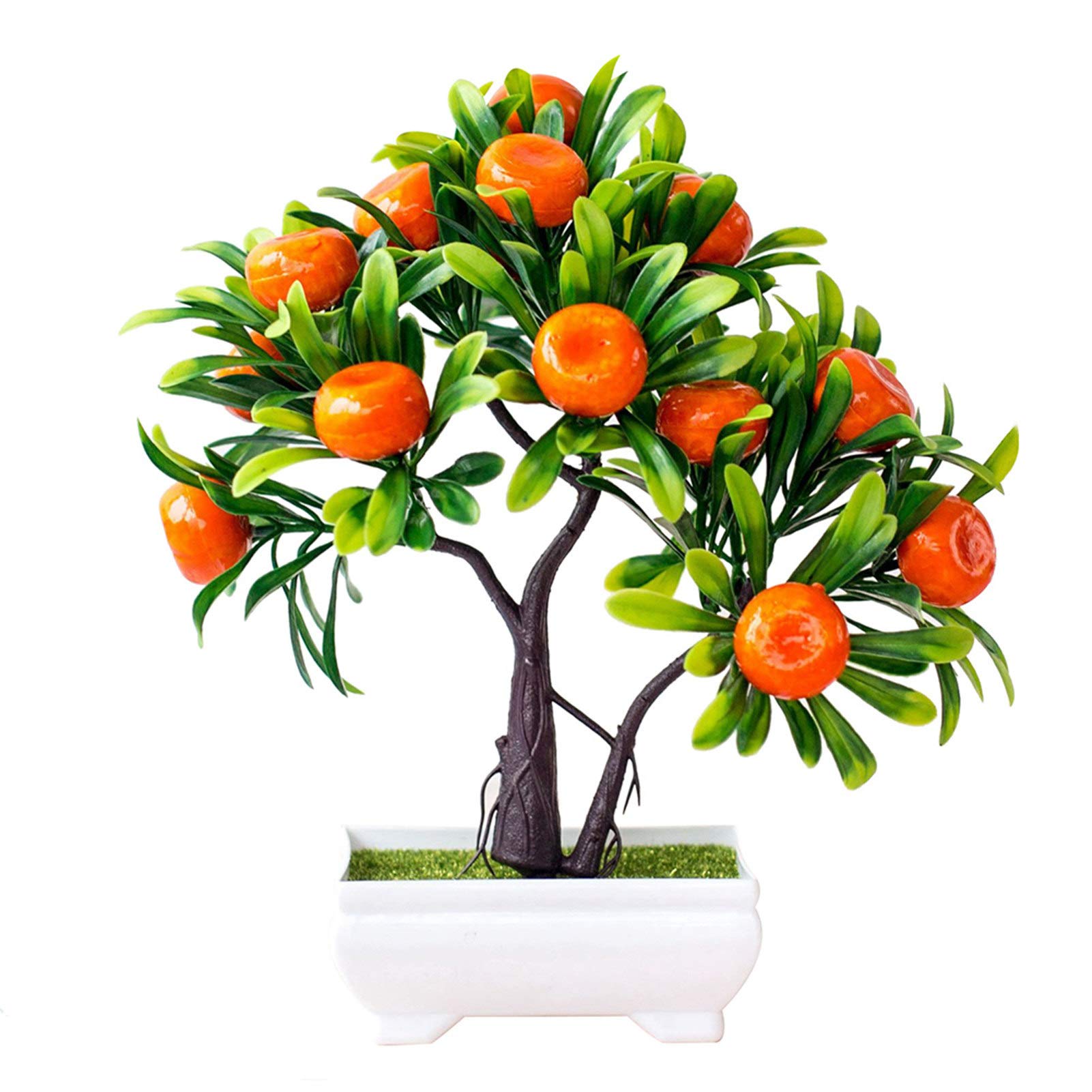 Grey990 Artificial Orange Tree Bonsai - 24