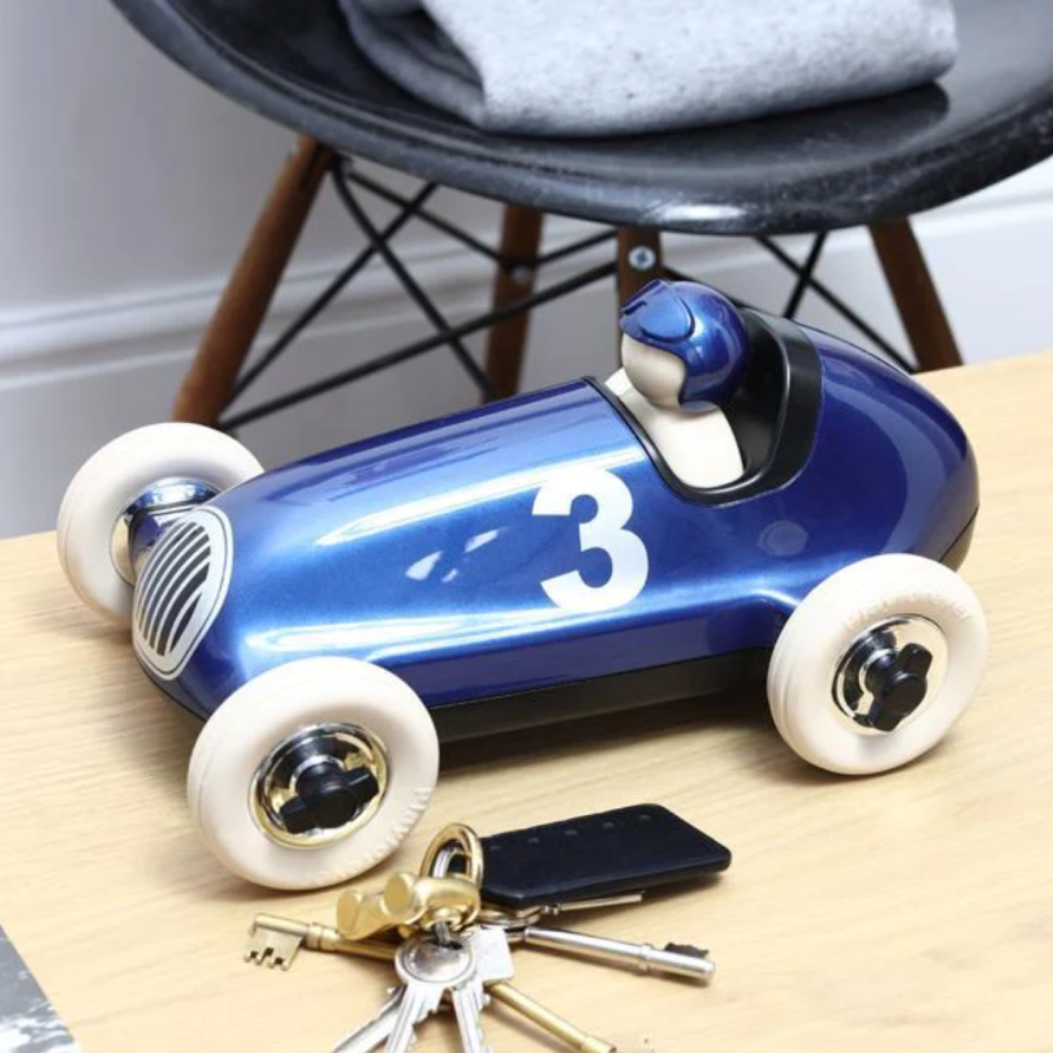 104 Bruno Racing Car Toy - Blue Die-Cast Model for Kids & Collectors | Perfect for Playtime, Gifts & Display