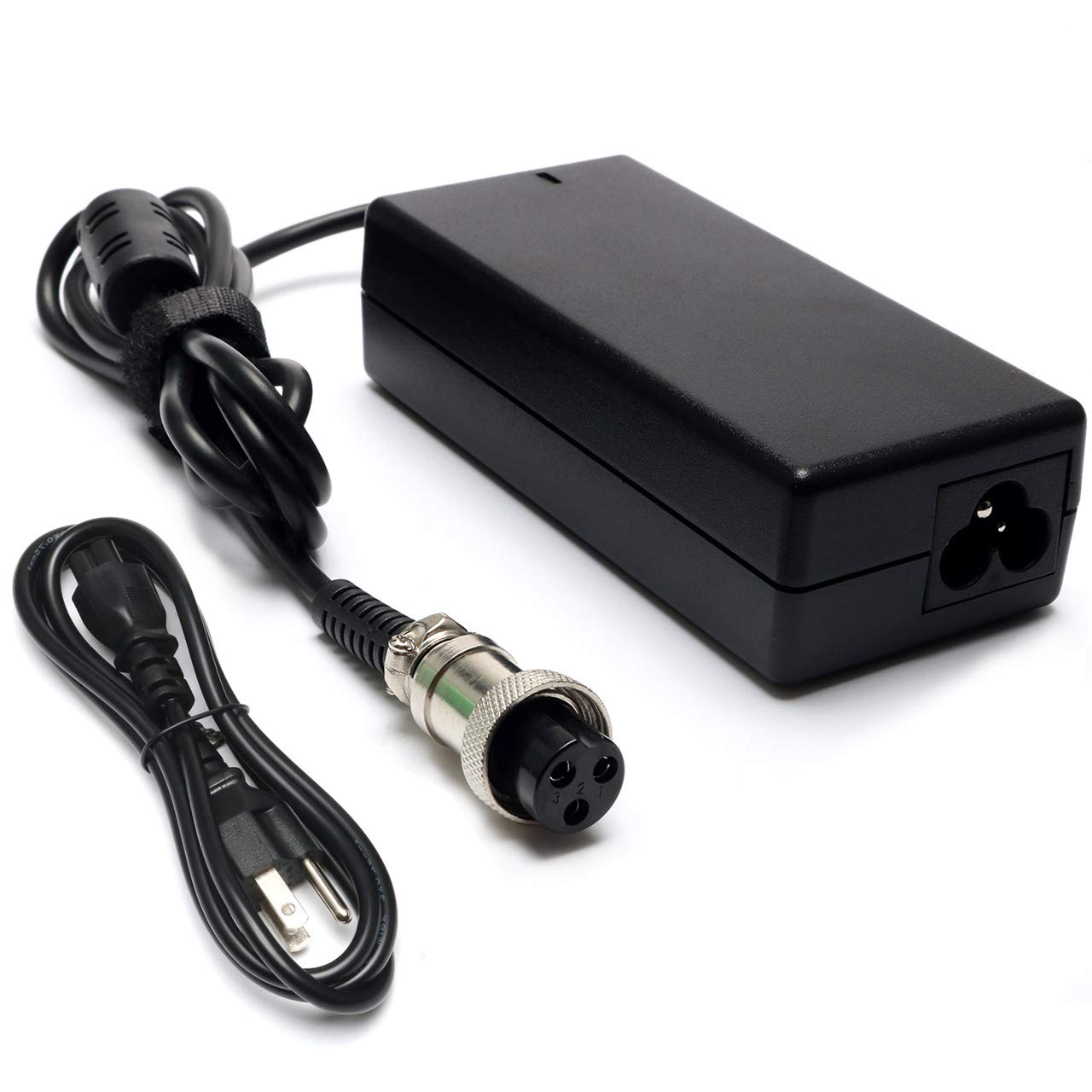 Trimnpy E100 E200 24V 1.5A Electric Scooter Battery Charger - Compatible with Razor E200S E125 E175 E225 E300 E325 E150 E500 MX350 MX400 ZR350, Sports Mod, Pocket Mod, Dirt Quad Bike - 3-Prong Inline Power Supply - Perfect for Home, Outdoor, and Commuting Use