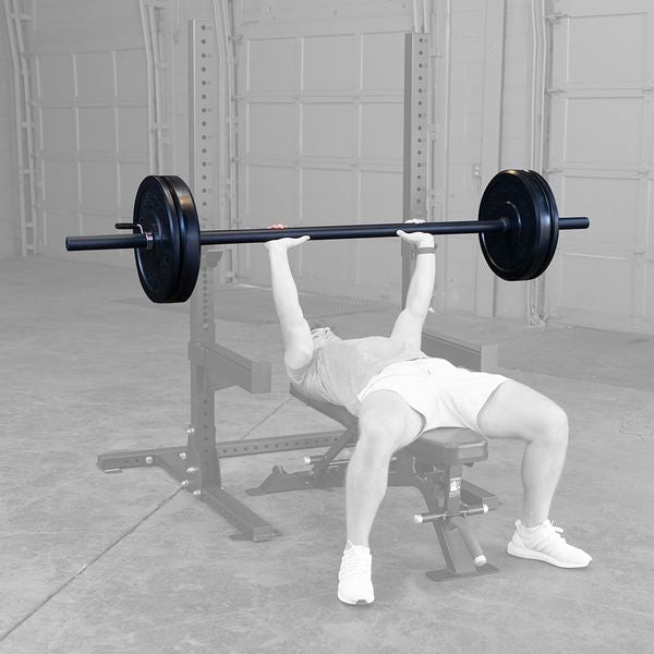 Body Solid Fat Grip Olympic Weightlifting Bar - Premium 2