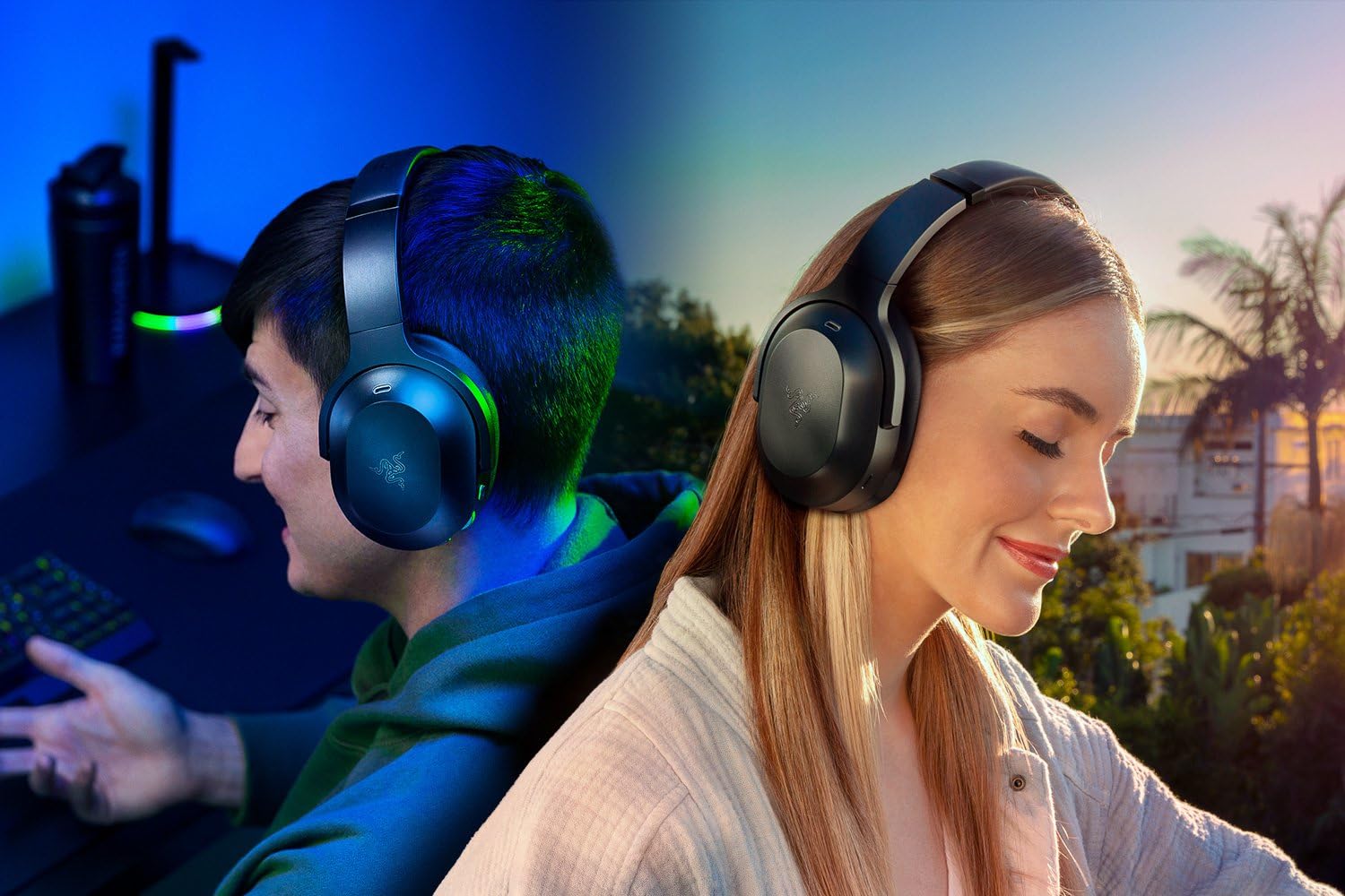 Razer Barracuda Pro Wireless Gaming Headset with Hybrid ANC - THX AAA Audio, 50mm Drivers, 40Hr Battery for PC, PS5, Nintendo Switch, Android & iOS - Perfect for Competitive Gaming, Streaming & Mobile Use