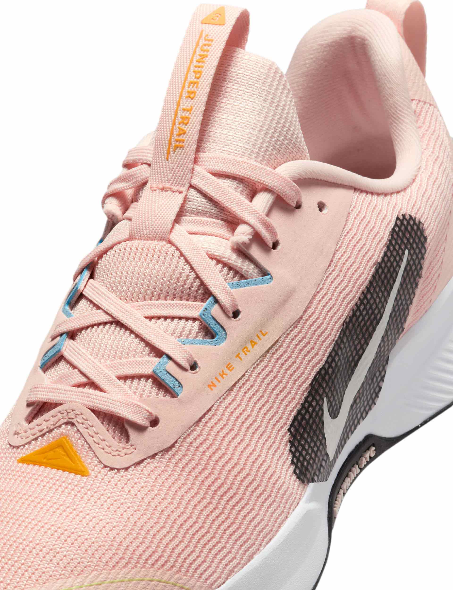 Juniper Trail 3 Running Shoes for Women - Washed Coral/Phantom/University Gold - Lightweight Hiking & Trail Running Sneakers for Outdoor Adventures