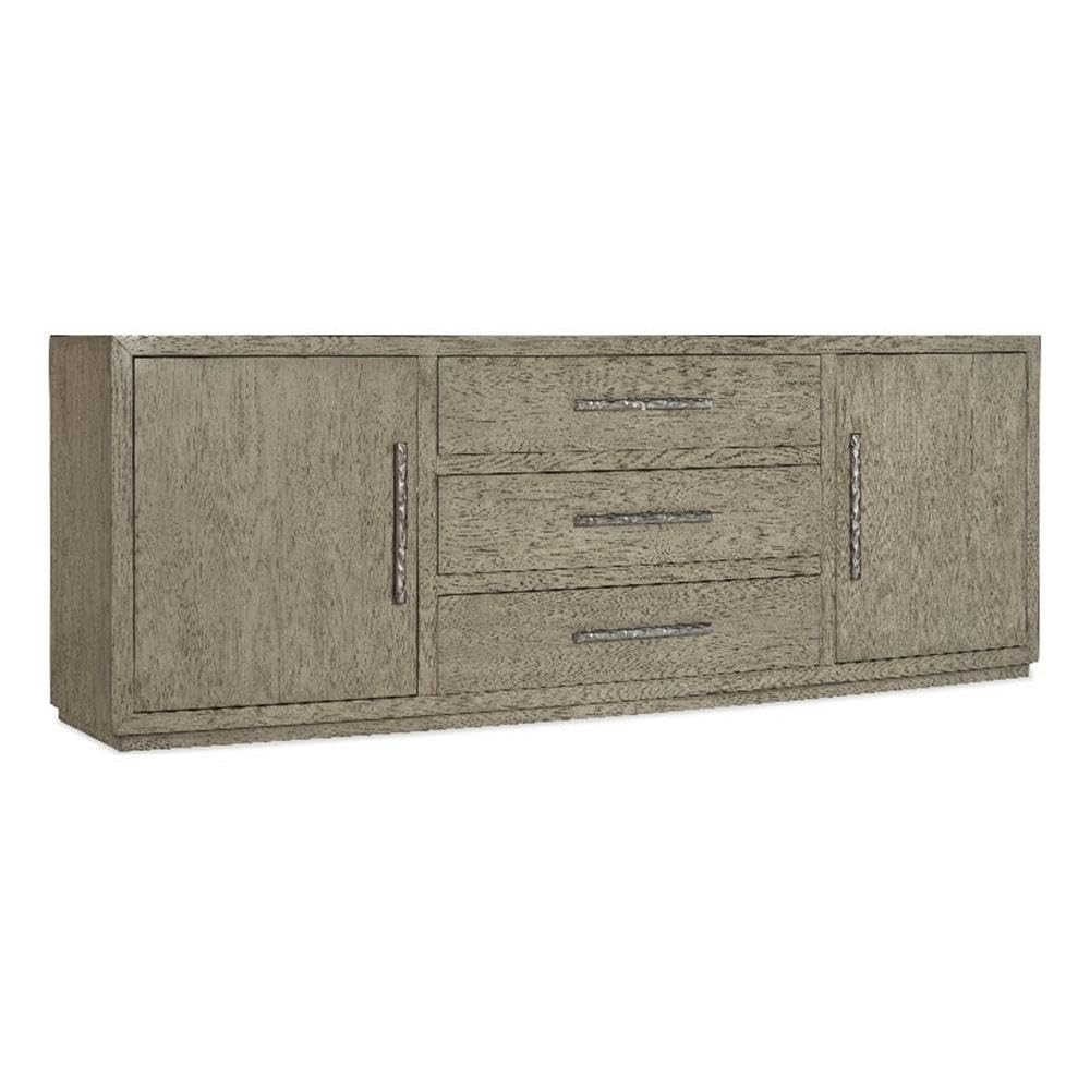Hooker Furniture Linville Falls Plunge Basin Entertainment Console - Modern TV Stand with Storage for Living Room, Bedroom & Home Theater