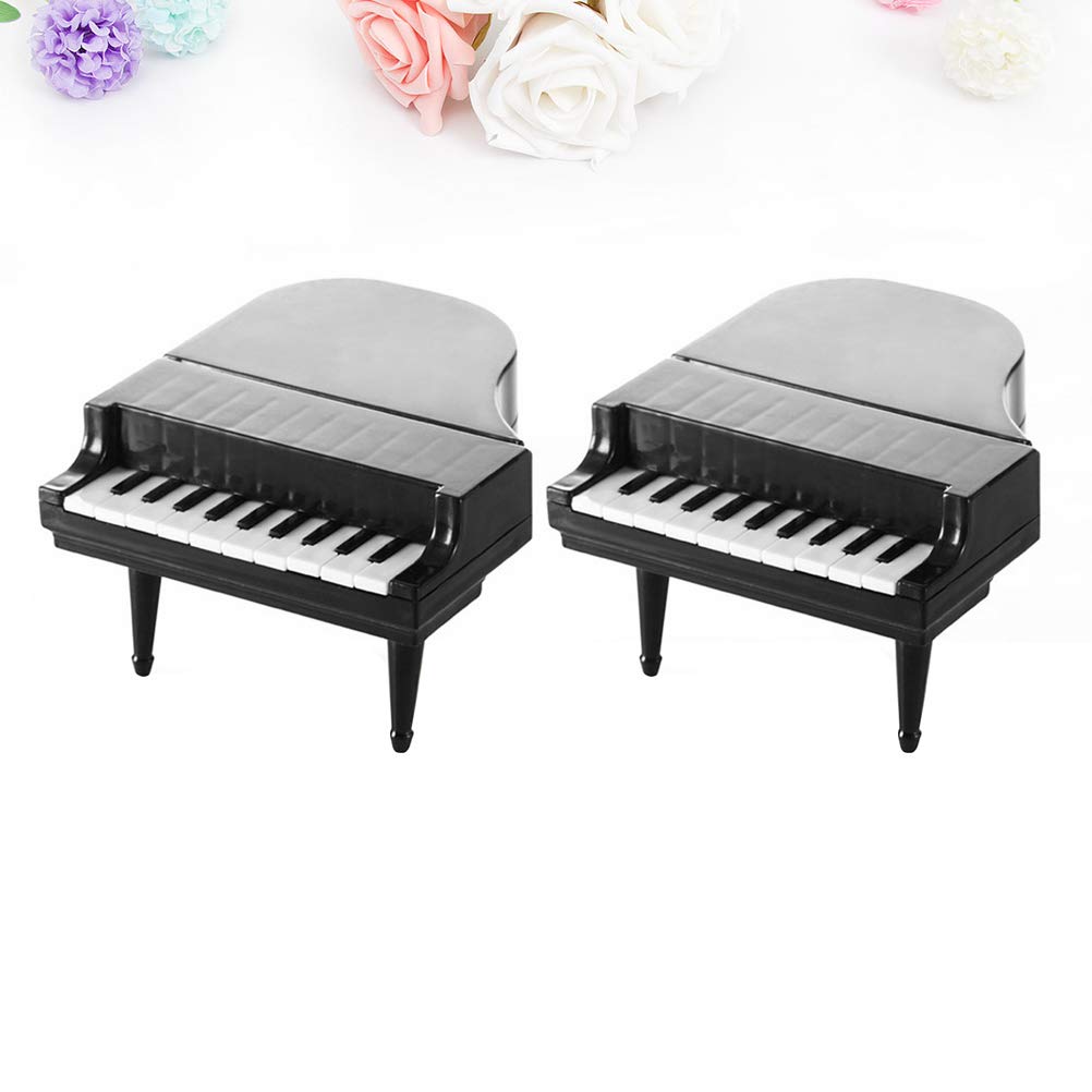 2 Sets Lemon Appetizer Picks - Cute Cocktail Forks for Dessert, Fruit & Cake Decorations | Mini Piano Key Design | Perfect for Parties, Weddings & Kids' Snacks