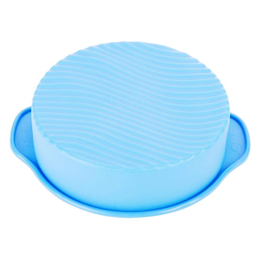 DEWIN 9 Inch Silicone Round Cake Pans Set - Nonstick, Food Grade Baking Molds for Cakes, Bread, Pies & Lasagna - Perfect for Home Baking, Parties & Holiday Cooking