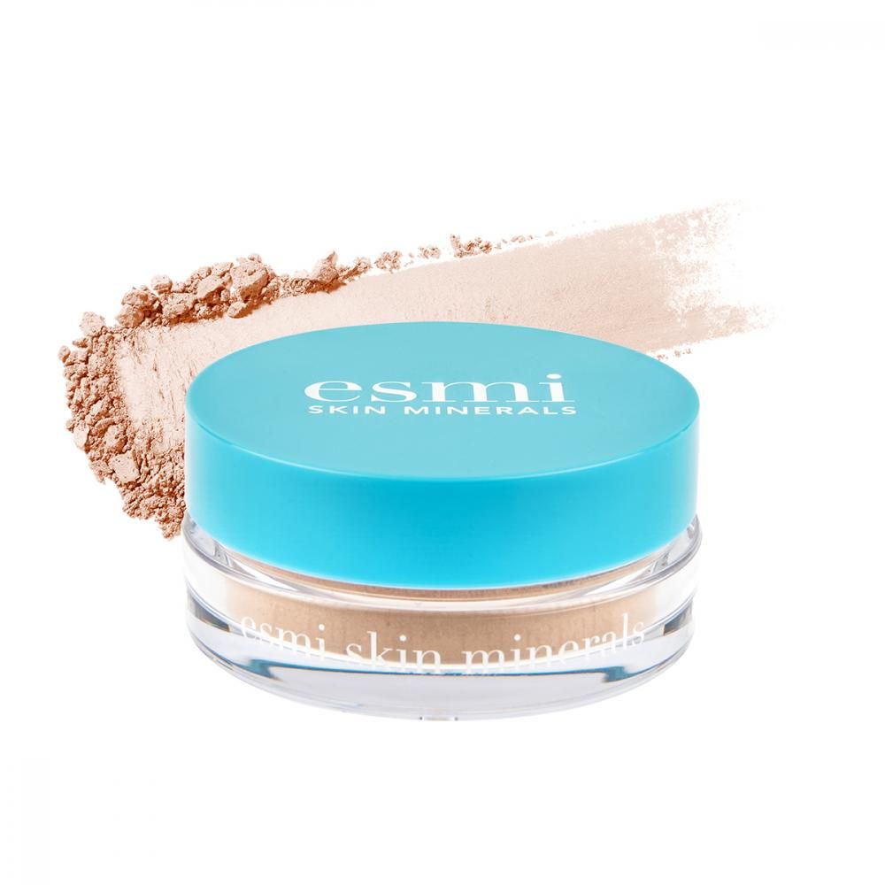 Esmi Loose Mineral Powder Foundation #1 - Natural, Vegan & Cruelty-Free Makeup for Flawless Coverage | Perfect for Daily Wear, Sensitive Skin & On-The-Go Touch Ups