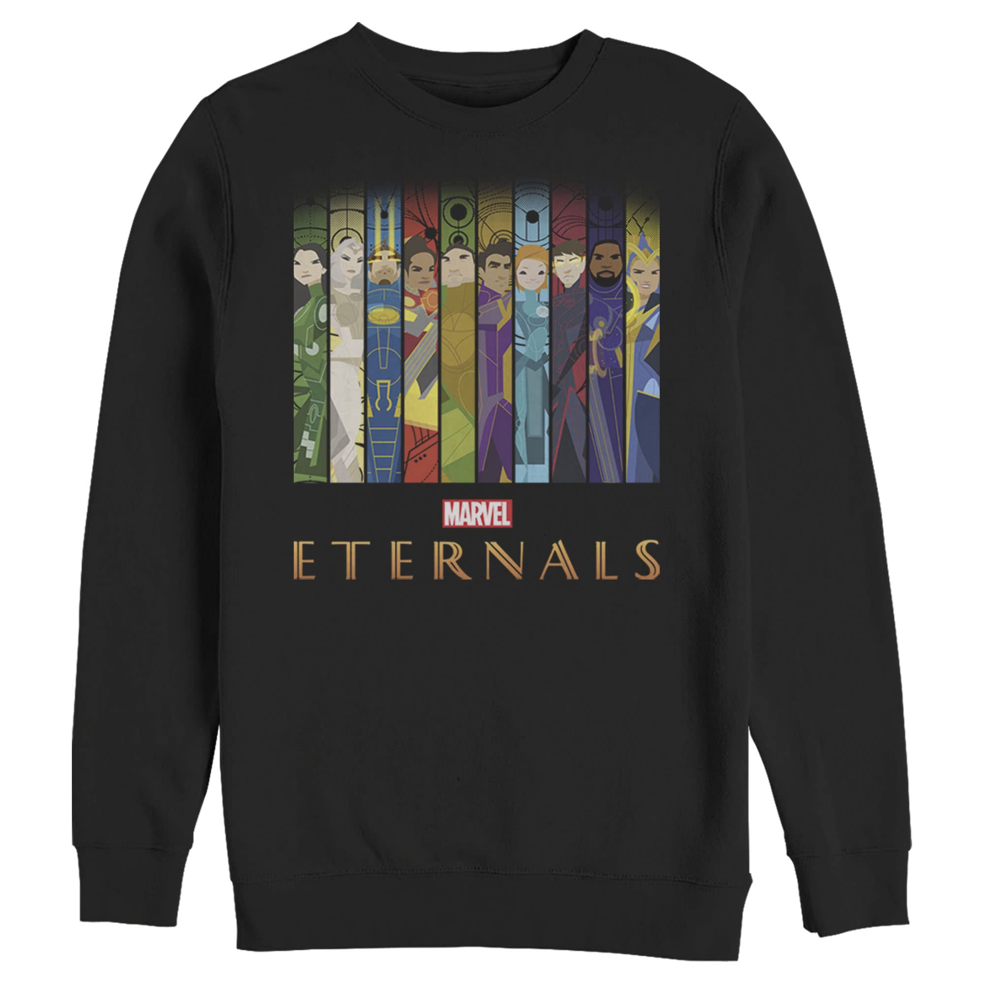 Marvel Eternals Graphic Sweatshirt for Men - Superhero Movie Merchandise - Perfect for Cosplay, Comic Con & Marvel Fans