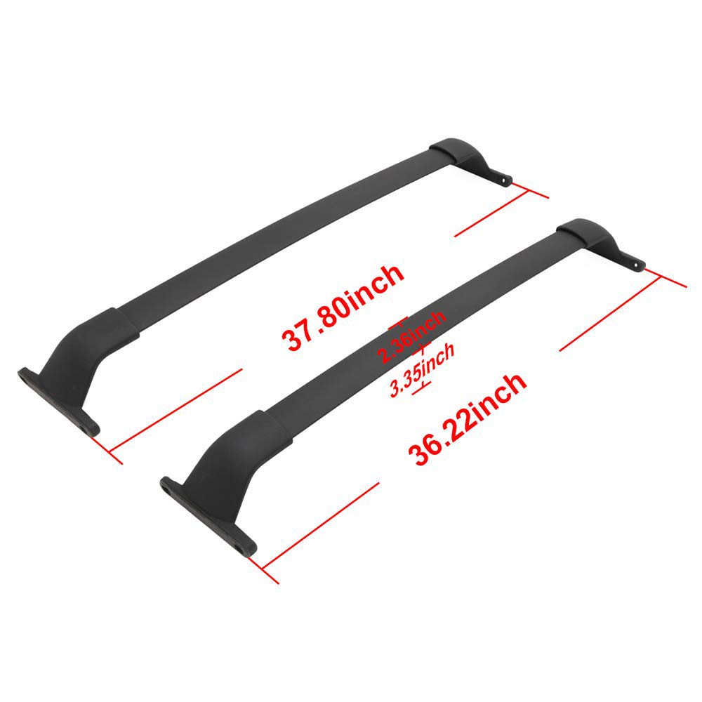 2016-2024 Nissan Kicks Roof Rack Cross Bars - Heavy Duty Cargo Carrier for Kayak, Canoe, Luggage & Outdoor Gear | Perfect for Road Trips & Adventure Travel