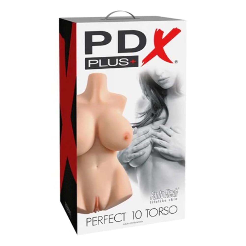 PDX Plus Perfect 10 Torso Light - Realistic Mannequin for Clothing Display, Photography & Retail Store Visual Merchandising