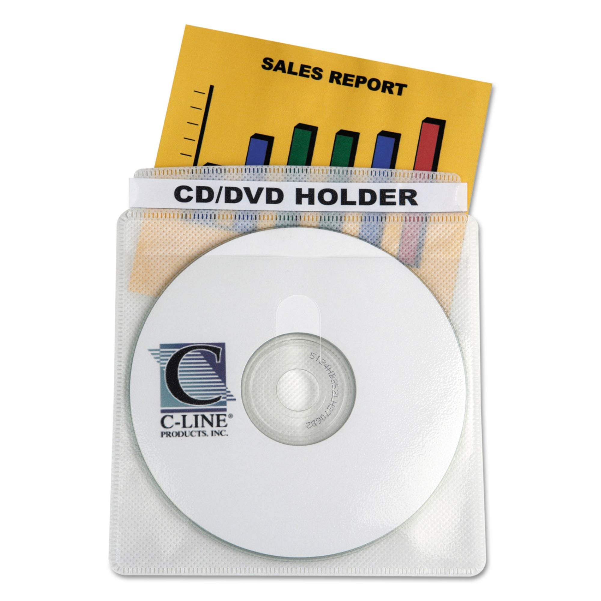 Premium C-Line 61988 Deluxe CD/DVD Storage Cases - 50 Pack | Secure Media Protection for Home, Office & Music Collections