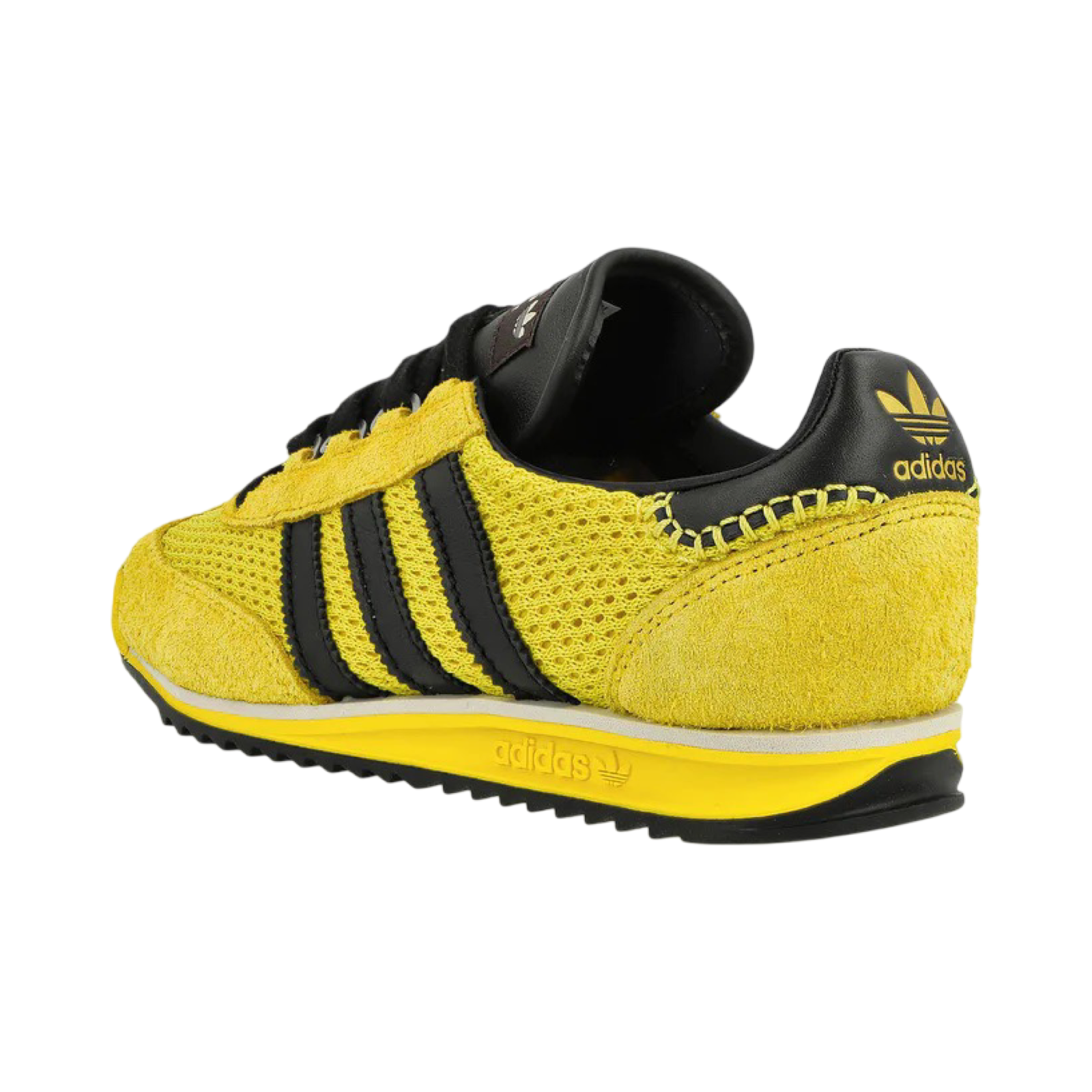 Adidas SL76 Wales Boner Sneakers - Yellow & Black Retro Running Shoes for Men | Vintage Style Casual Wear & Street Fashion