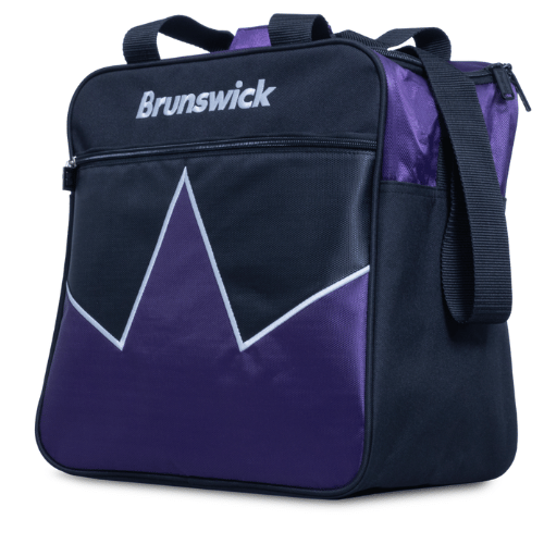 Brunswick Blast Purple Single Tote Bowling Bag - Lightweight & Durable for League Play & Practice | Perfect Bowling Accessory for Men & Women