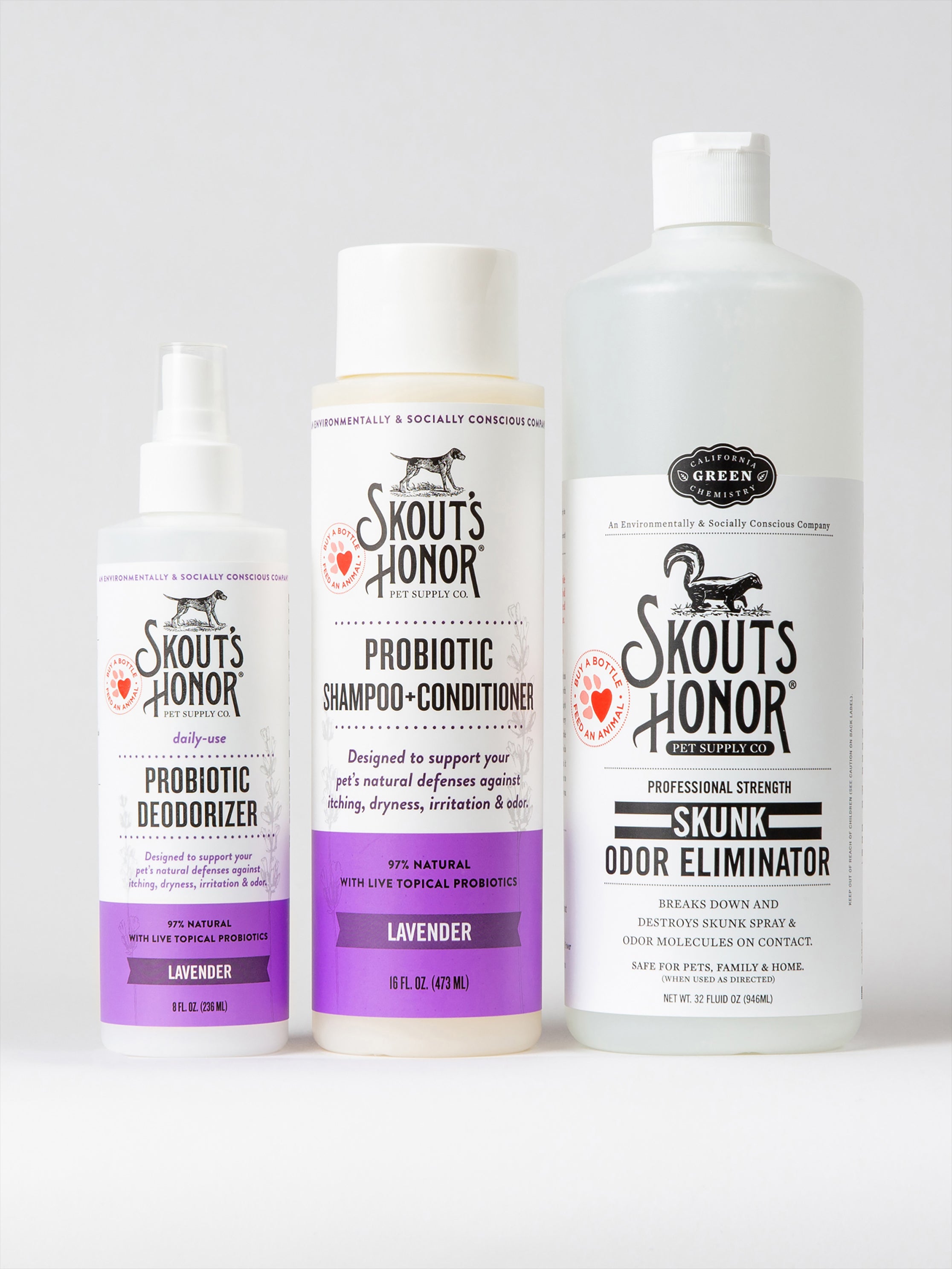 Got Skunked Bundle - Natural Skunk Odor Eliminator Kit for Pets & Home | Effective Deodorizer for Skunk Spray Removal - Perfect for Dog Baths, Outdoor Adventures & Emergency Cleaning