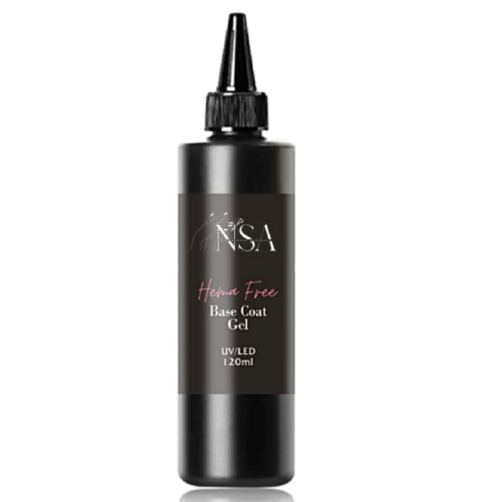 HEMA-Free Base Coat Gel Refill 120ml - Long-Lasting Nail Polish for Professional & At-Home Manicures