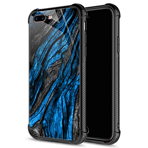 Black Blue Wood Grain