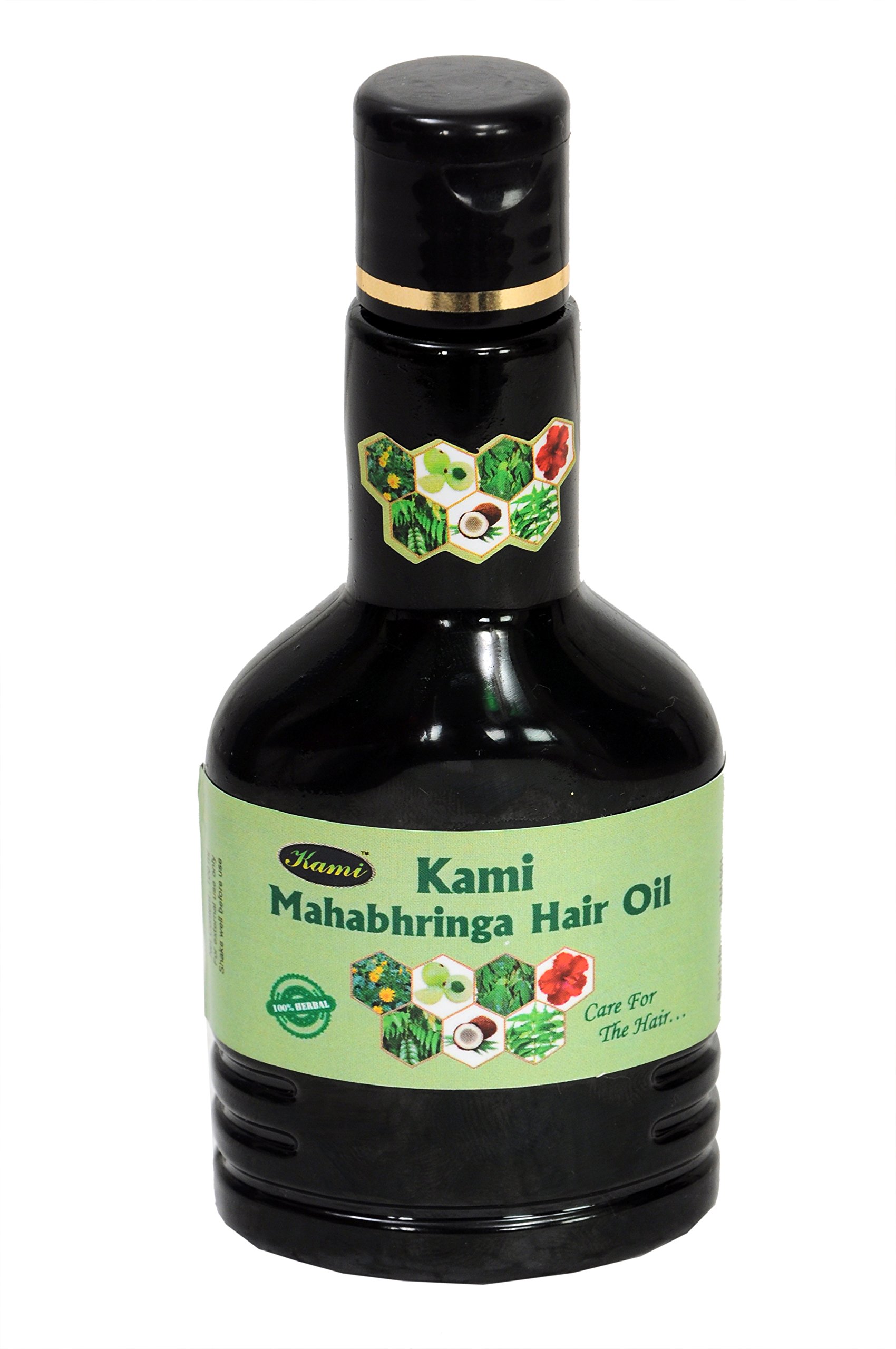 Kami MahaBringha Herbal Hair Oil - Natural Ayurvedic Treatment for Hair Growth, Dandruff & Scalp Care | Perfect for Daily Hair Nourishment & Styling