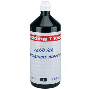 edding T1000 Permanent Refill Ink 1000ml - High-Quality Industrial Marker Ink for Signage, Labeling & DIY Projects | Long-Lasting & Waterproof
