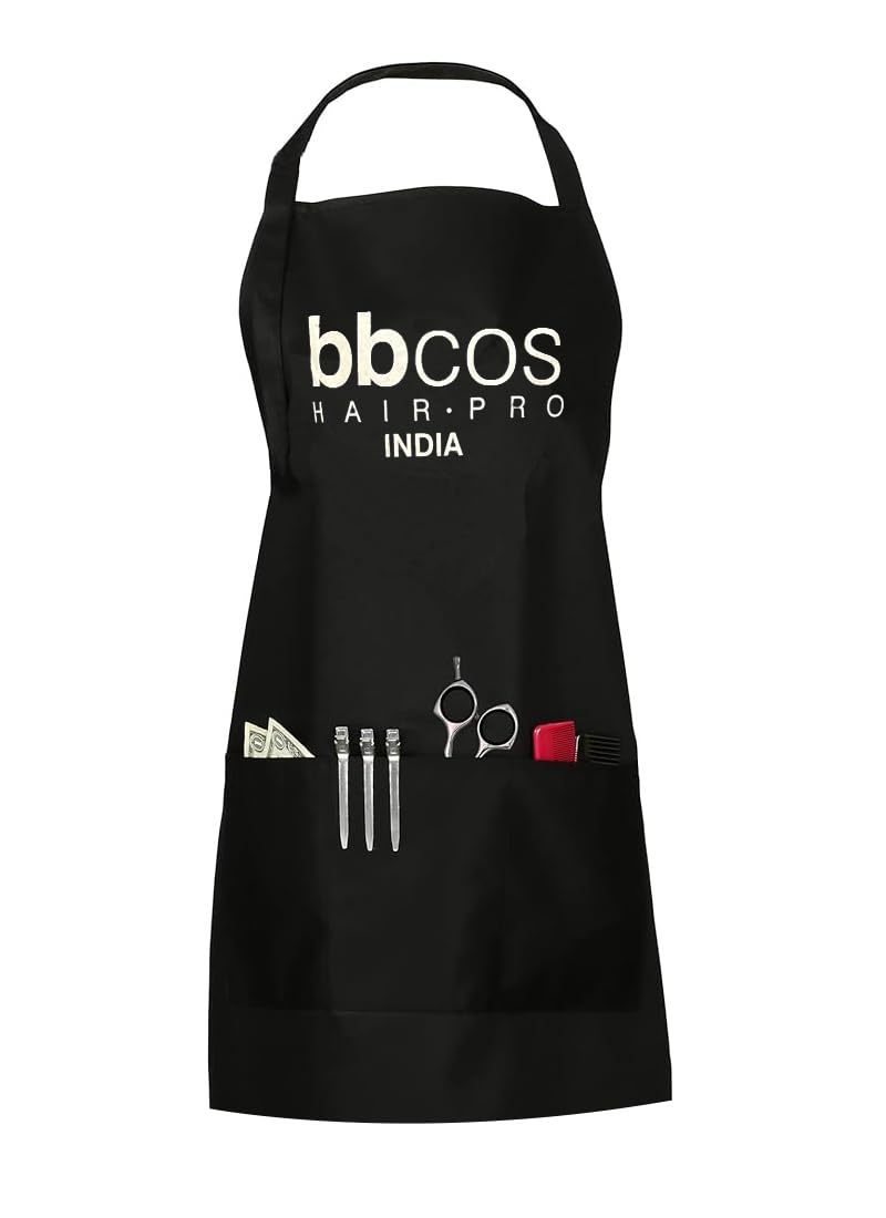 Bbcos Hair Pro® Waterproof Hair Stylist Apron with Pockets - Professional Barber Salon Cape for Men & Women - Perfect for Hair Cutting, Coloring, and Styling Services