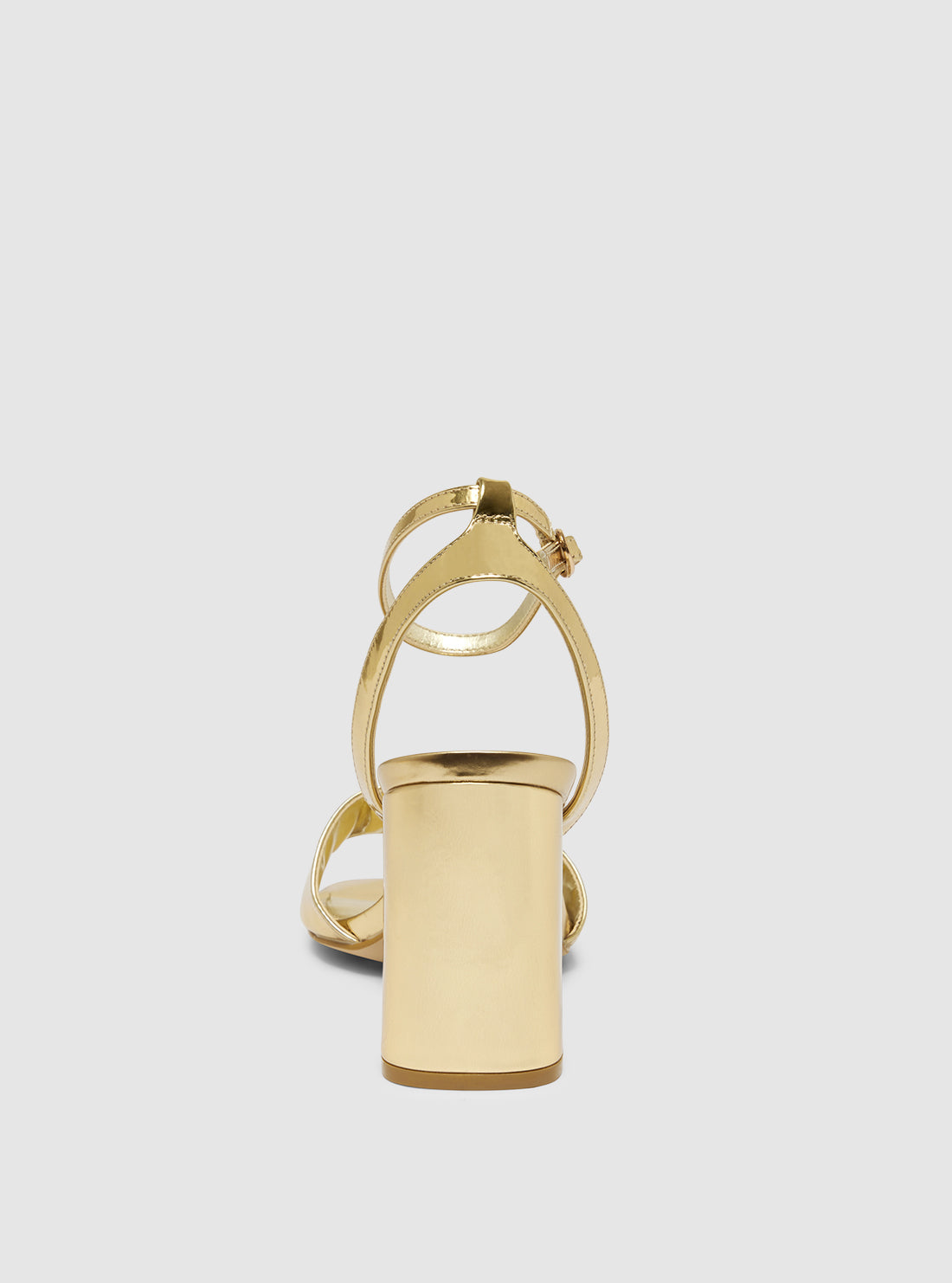 Elegant Gold Gelyae Block Heel Sandals for Women - Comfortable Mid Heel Shoes for Weddings, Parties & Office Wear