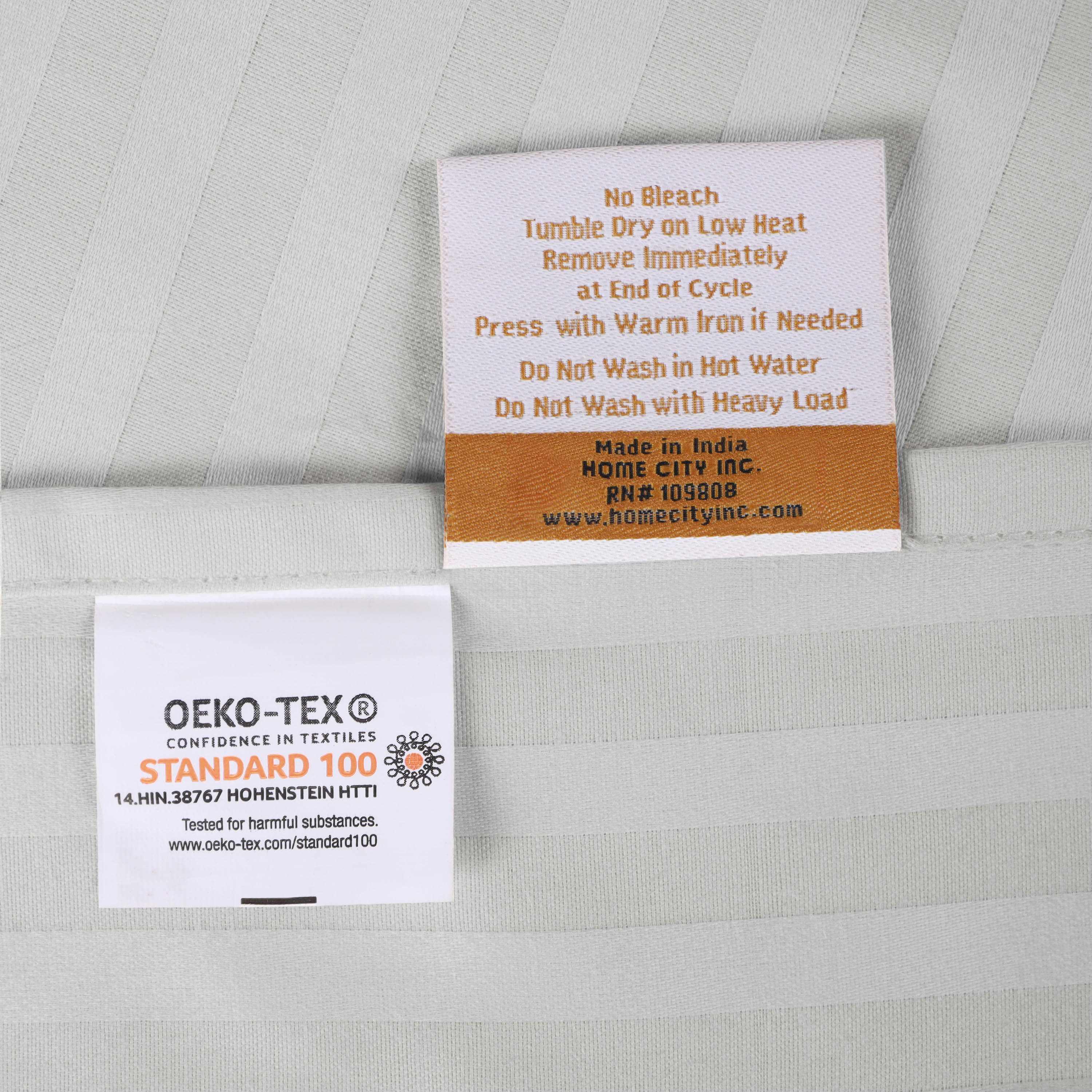 Premium 400 Thread Count Egyptian Cotton Sheet Set - Deep Pocket, Striped Design for Ultimate Comfort - Perfect for Master Bedrooms, Guest Rooms & Luxury Hotels
