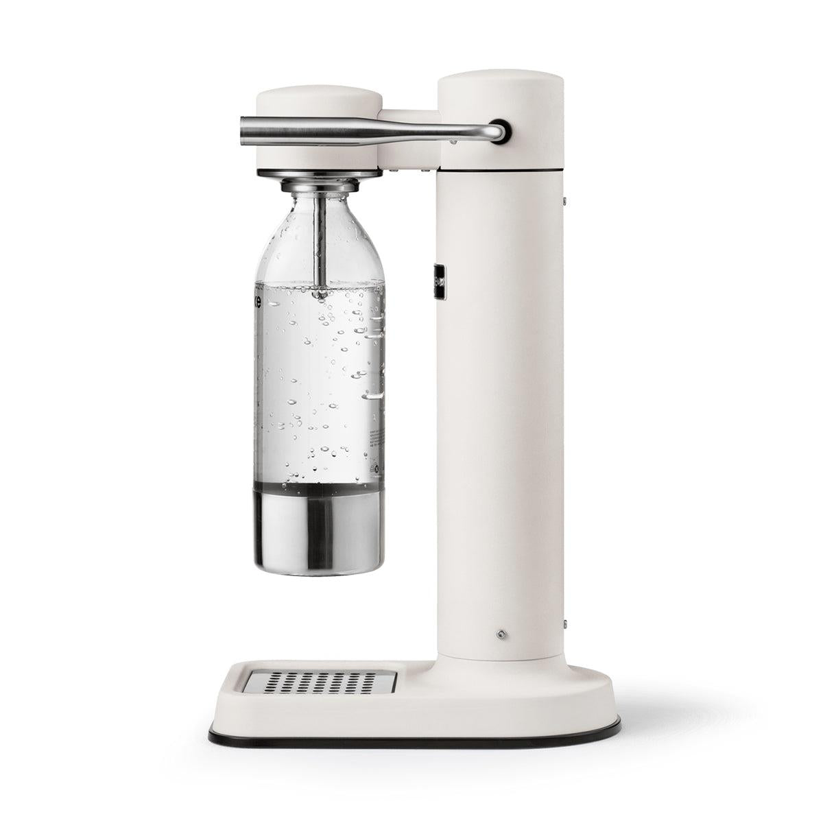 Aarke Carbonator III Sparkling Water Maker - Premium Matte White Home Soda Machine for Fresh Sparkling Water & Carbonated Drinks | Perfect for Kitchen, Office, Parties & Healthy Hydration