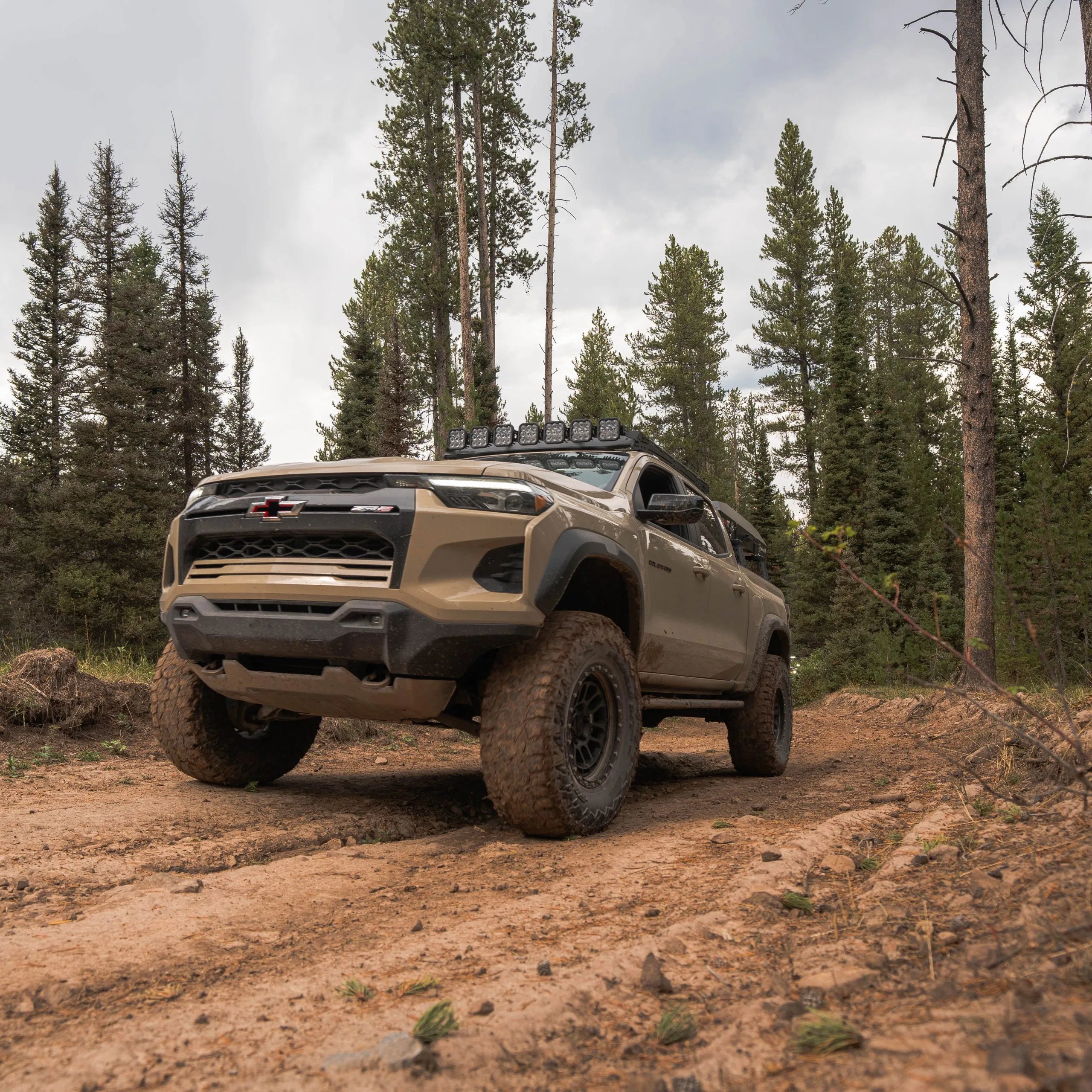 CBI Overland Rock Sliders for 2023+ Chevy Colorado | Heavy Duty Off-Road Protection | Perfect for Trail Riding & Overland Adventures