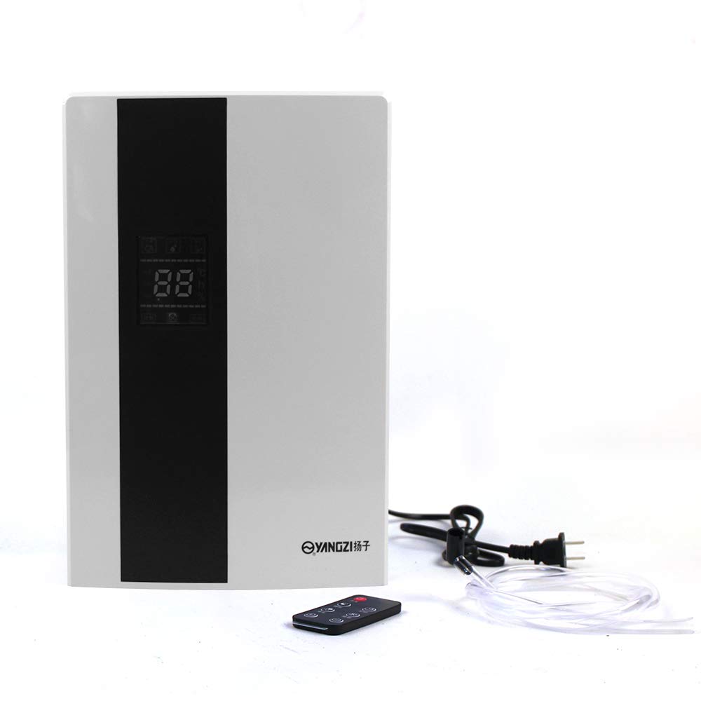 Smart Remote Control Dehumidifier - 90W 2200ml Capacity with LCD Display - Ideal for Living Room, Bedroom, Bathroom, Study & Kitchen - Perfect for Home, Office and Basement Moisture Control