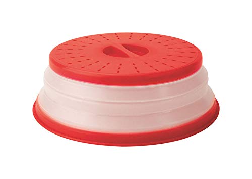 10.5 Inch Microwave Food Cover - BPA-Free Splatter Guard for Safe & Easy Reheating - Perfect for Microwaving Leftovers, Popcorn & More