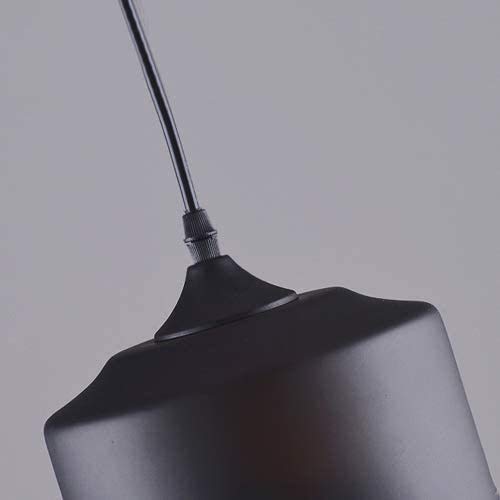 Modern Geometric Glass Pendant Light Fixture - Adjustable Hanging LED Chandelier with E26/E27 Base for Kitchen Island, Dining Room & Living Room - Nordic Style Suspension Lamp for Home & Shop Decor