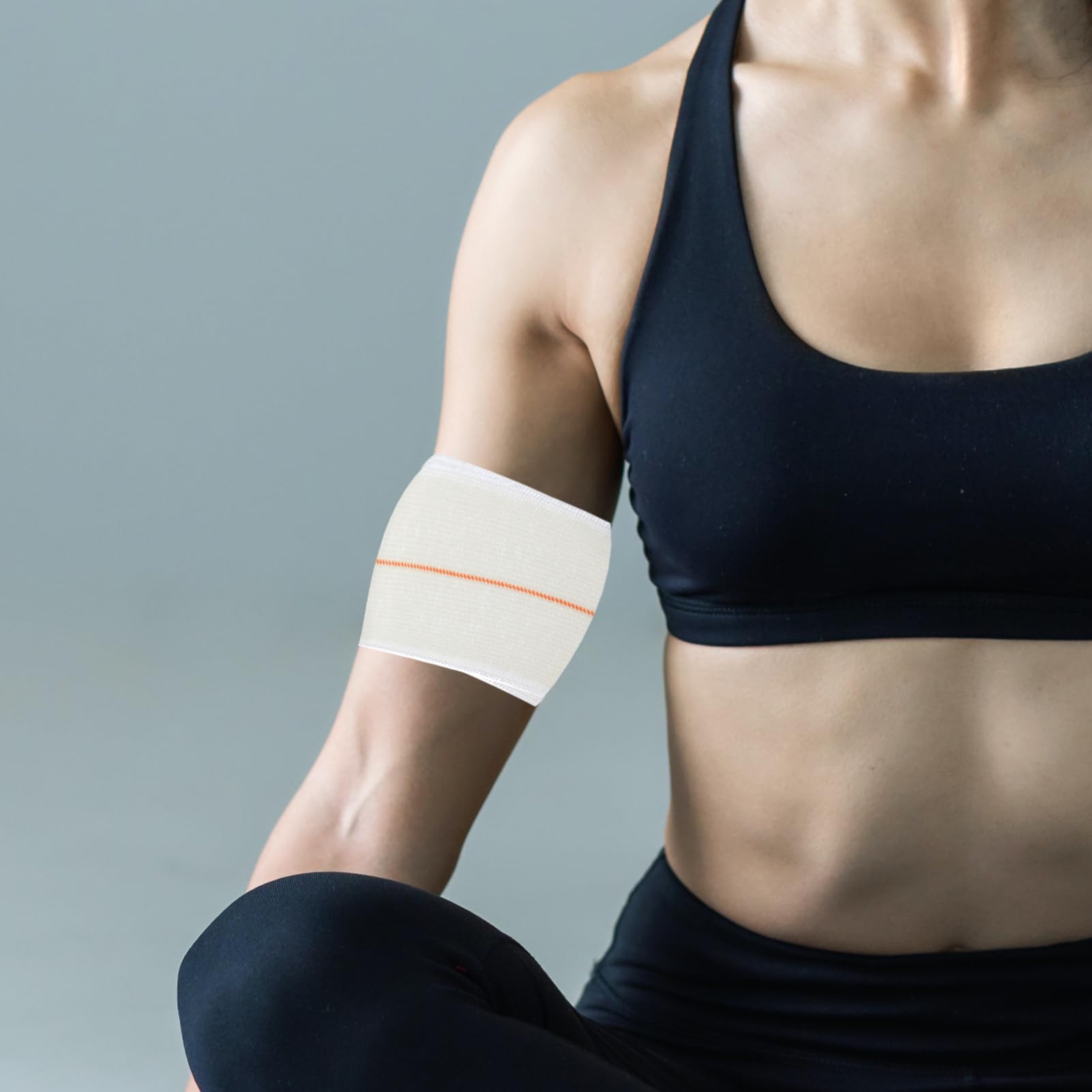 SUPVOX White Sports Athletic Tape - 1 Roll Cotton Bandage for Wrist Support, Injury Prevention & Muscle Stability | Ideal for Basketball, Volleyball, Gym Workouts & Physical Therapy
